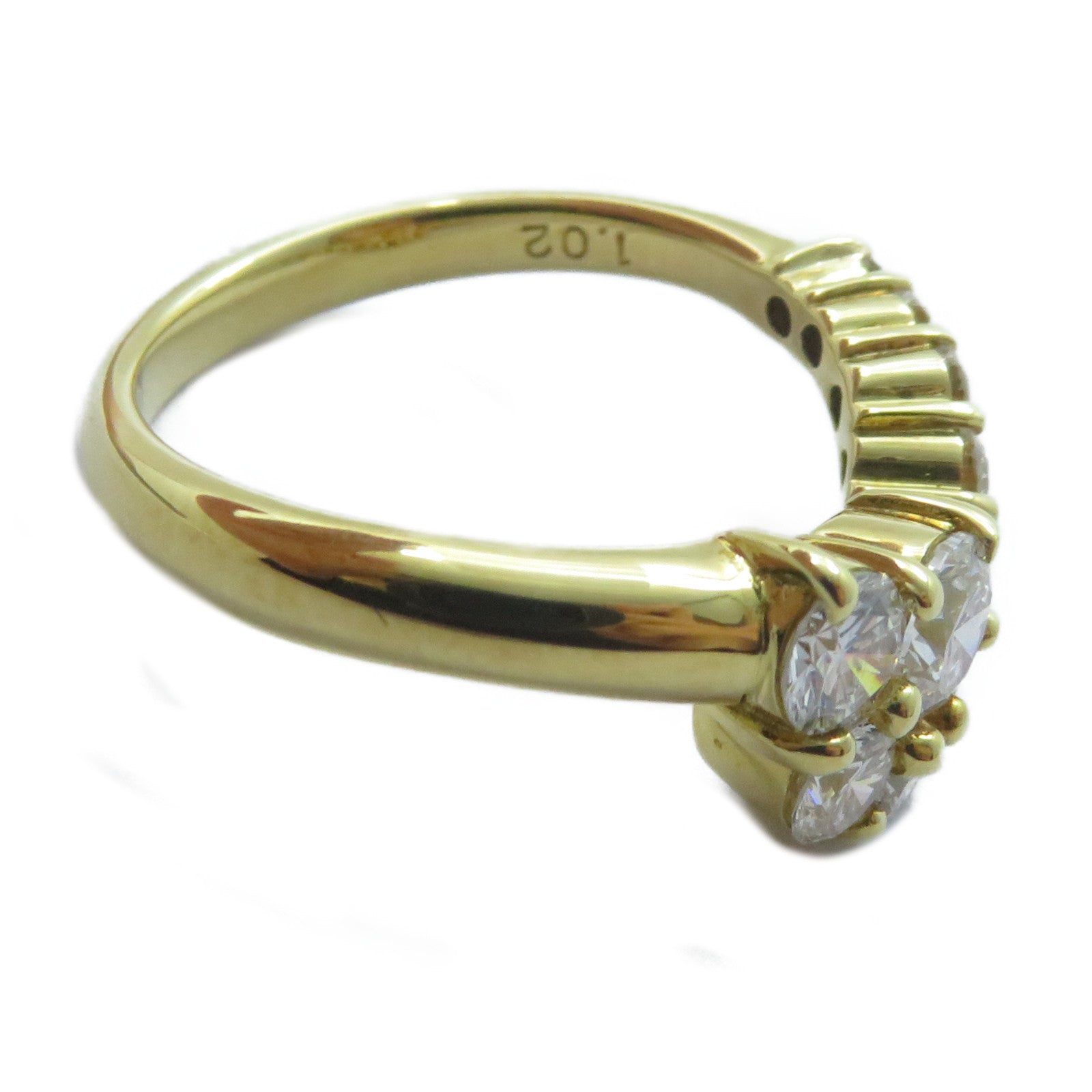 JEWELRY 【激減優惠】18K黃金Diamond Ring 1.02ct鑽石戒指US#5.75