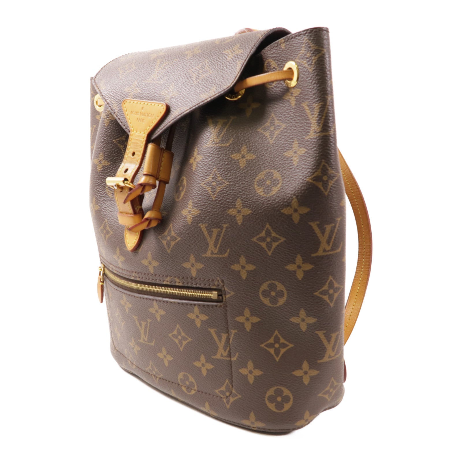 LOUIS VUITTON Monogram Montsouris金扣背包