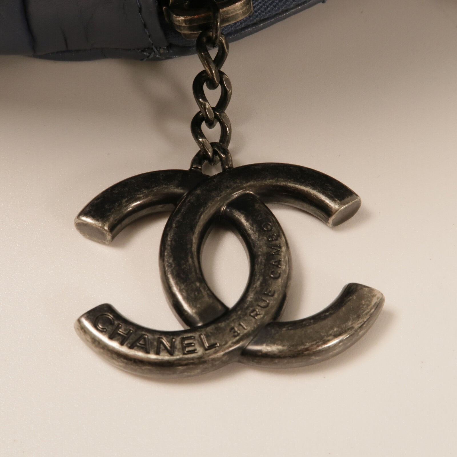 CHANEL 牛皮皮革Shoulder Bag鏈帶手挽肩背兩用袋