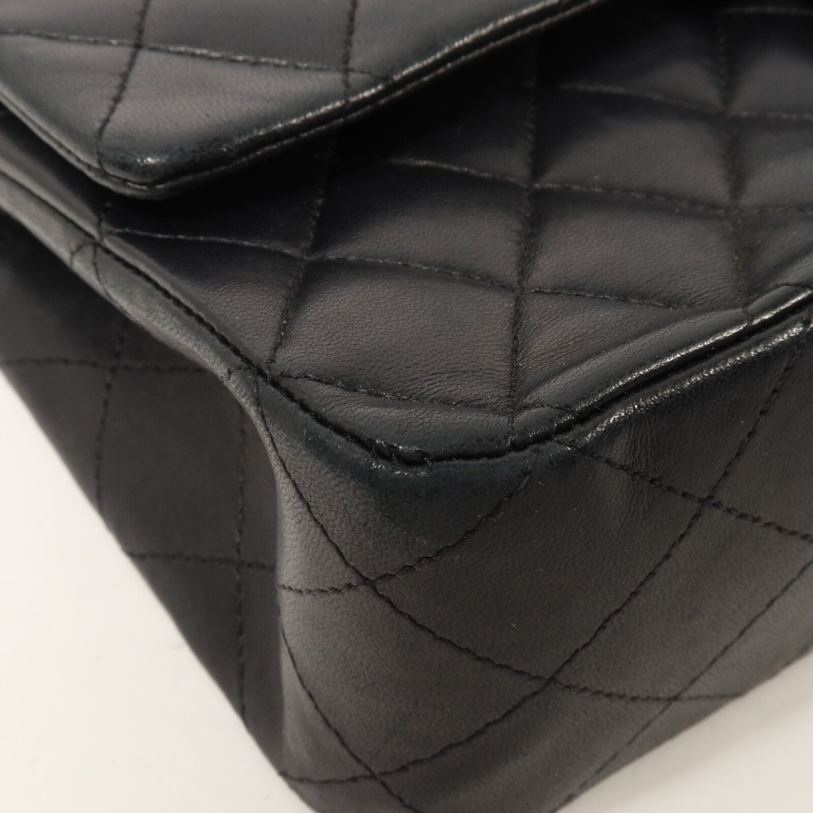 CHANEL 羊皮皮革Vintage Classic 25鏈帶肩背袋