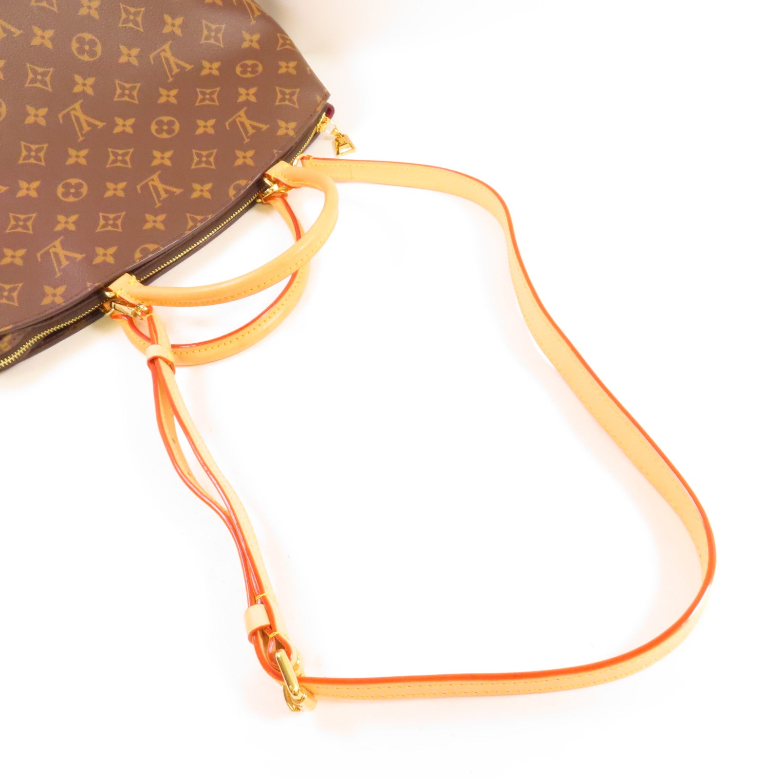 LOUIS VUITTON 【激減優惠】Monogram Grand Palais MM MNG金扣手挽肩背兩用袋啡色