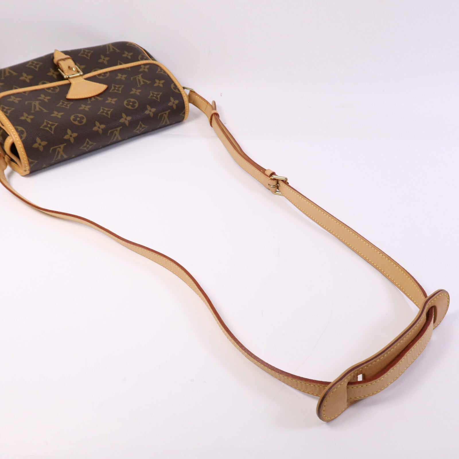 LOUIS VUITTON Monogram Sologne金扣肩背袋
