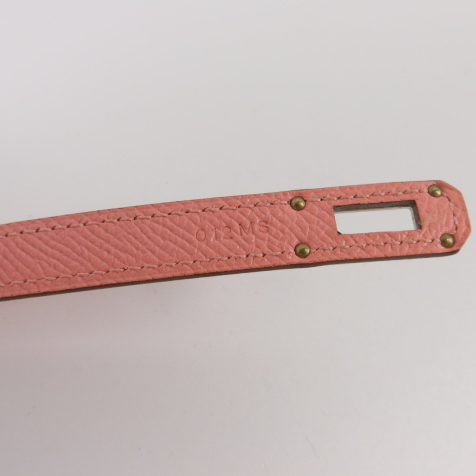 HERMES Epsom皮革Kelly Long Wallet銀扣長錢包Rose Confetti