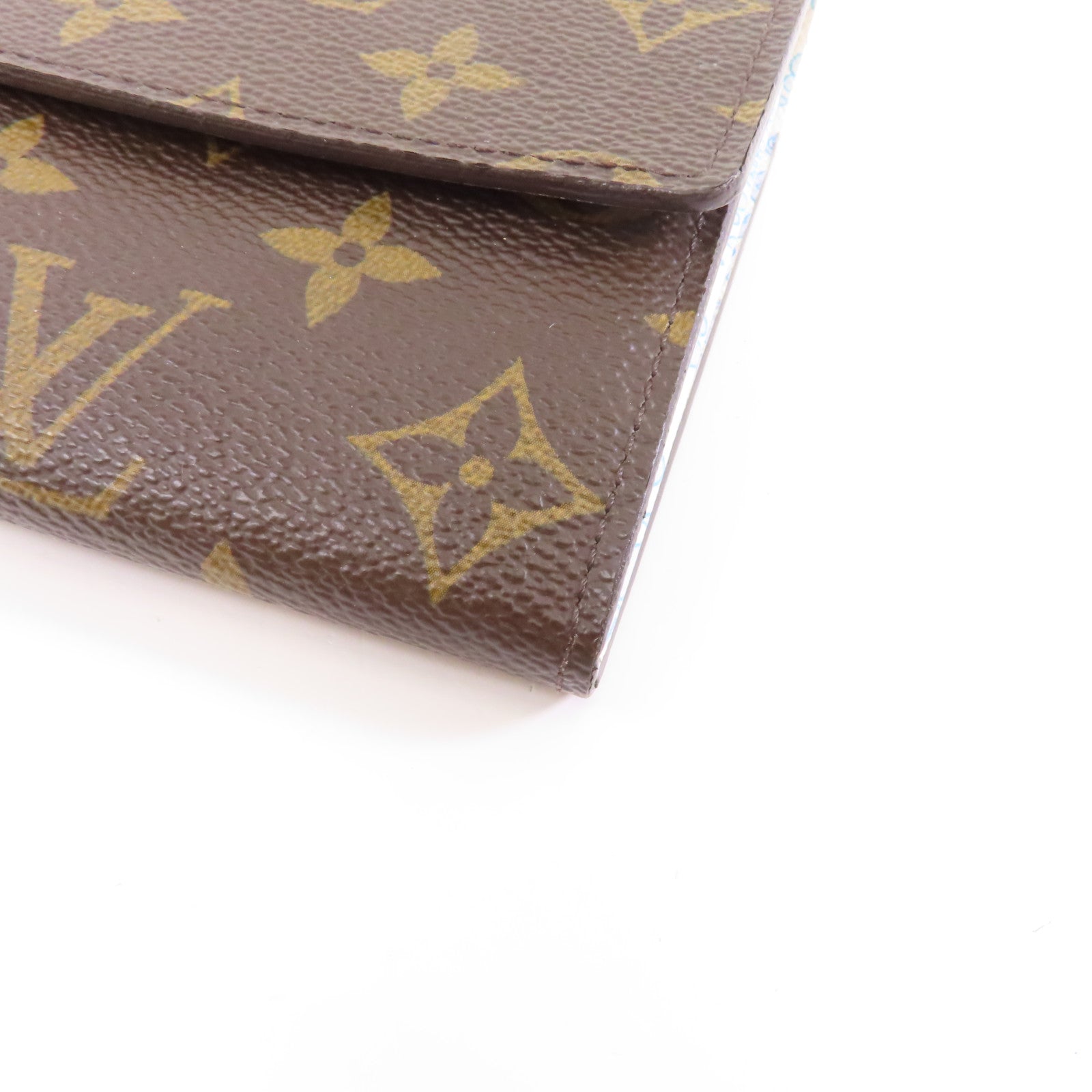 LOUIS VUITTON 【激減優惠】Monogram Portefeuille Sarah金扣長錢包啡色