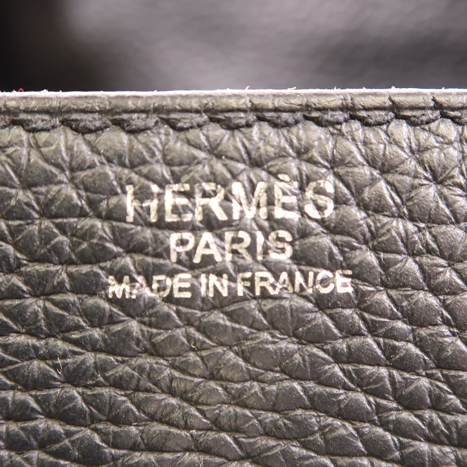 HERMES Clemence皮革Lindy 30銀扣手挽肩背兩用袋Noir