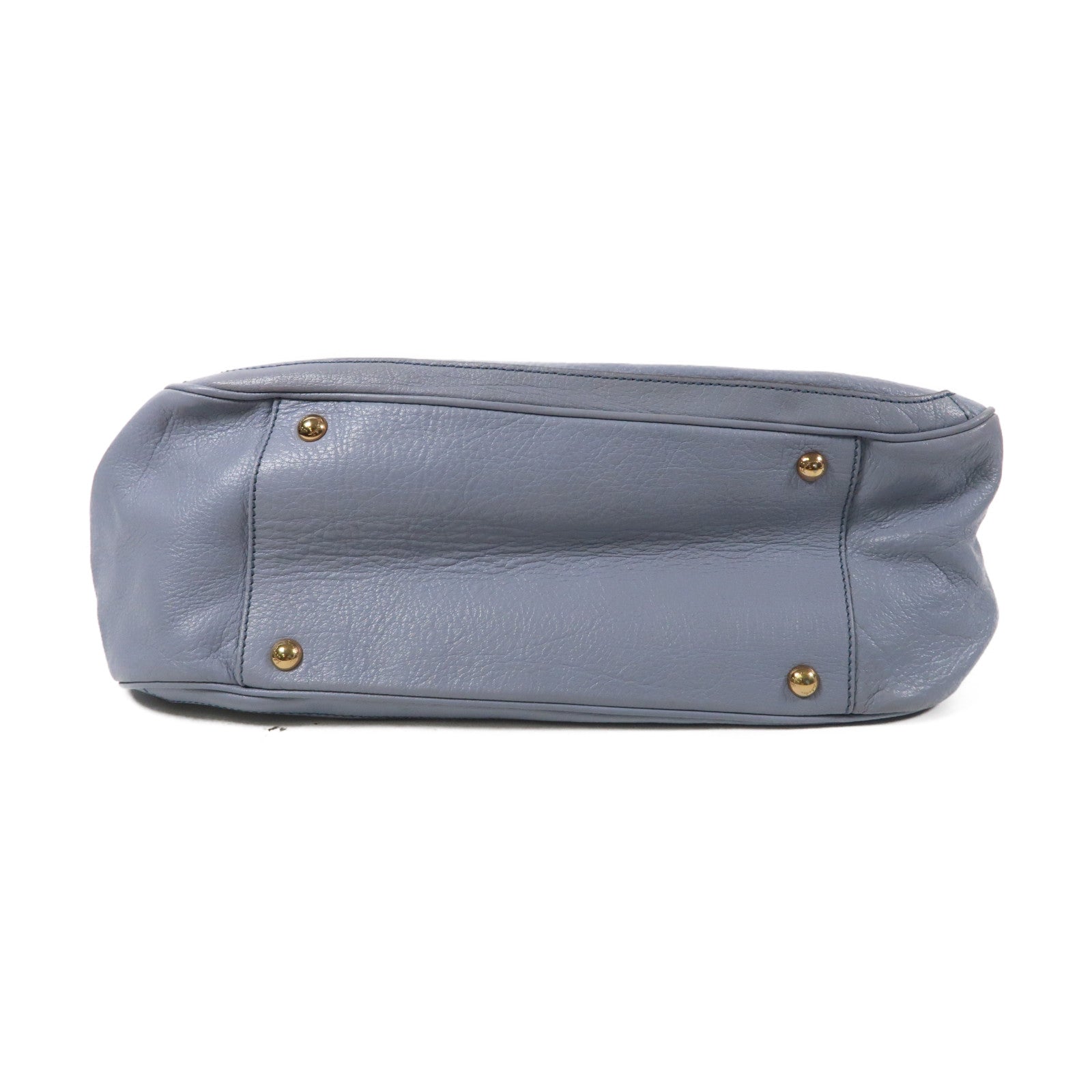 Salvatore Ferragamo 牛皮皮革Chain Shoulder Bag金扣肩背袋藍色