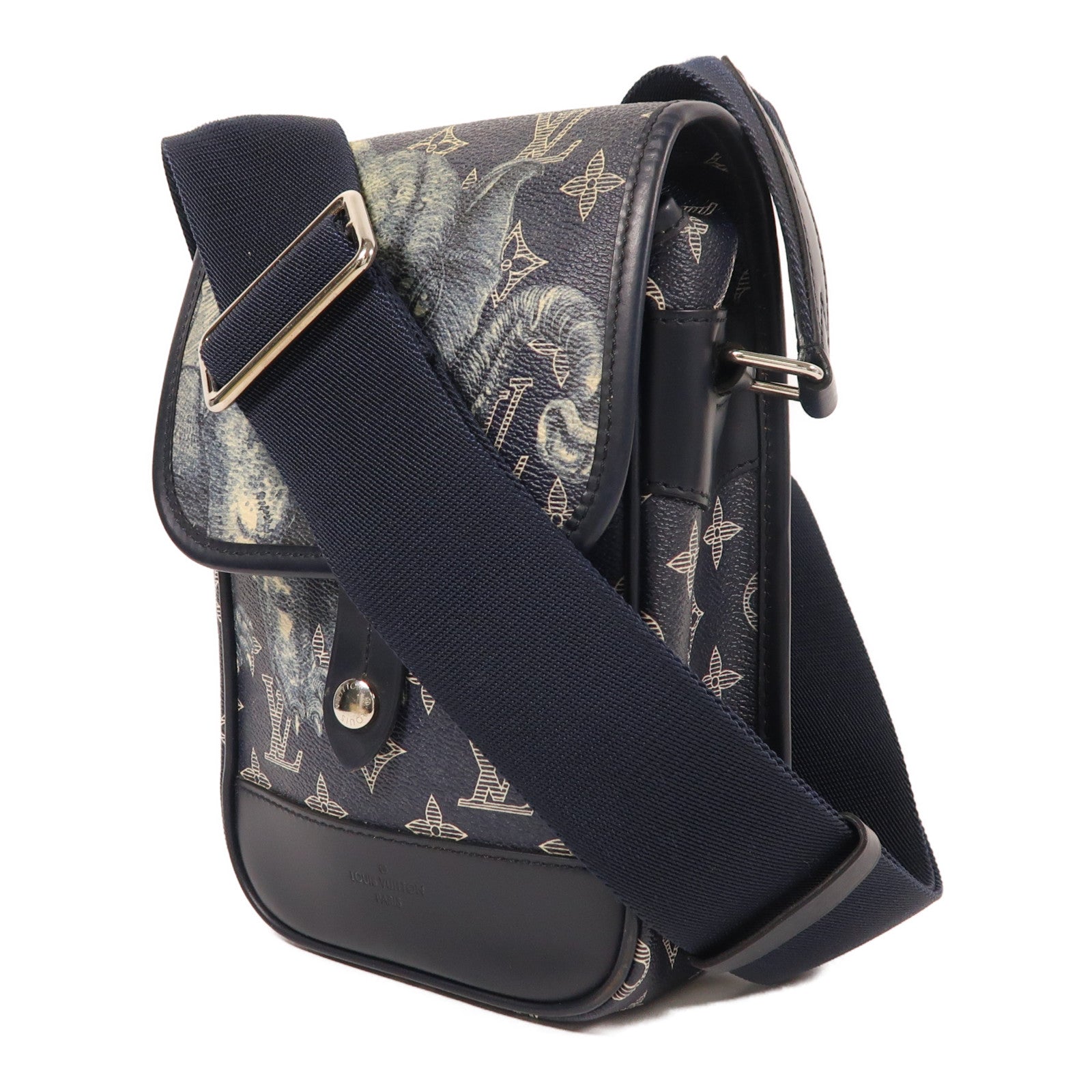 LOUIS VUITTON Monogram Savannah Messenger BB銀扣肩背袋