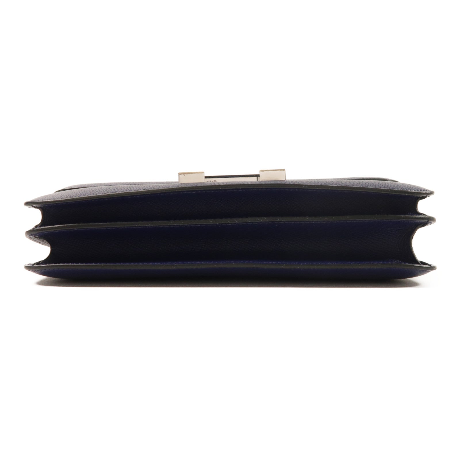 HERMES Epsom皮革Constance Elan肩背袋Bleu Saphir