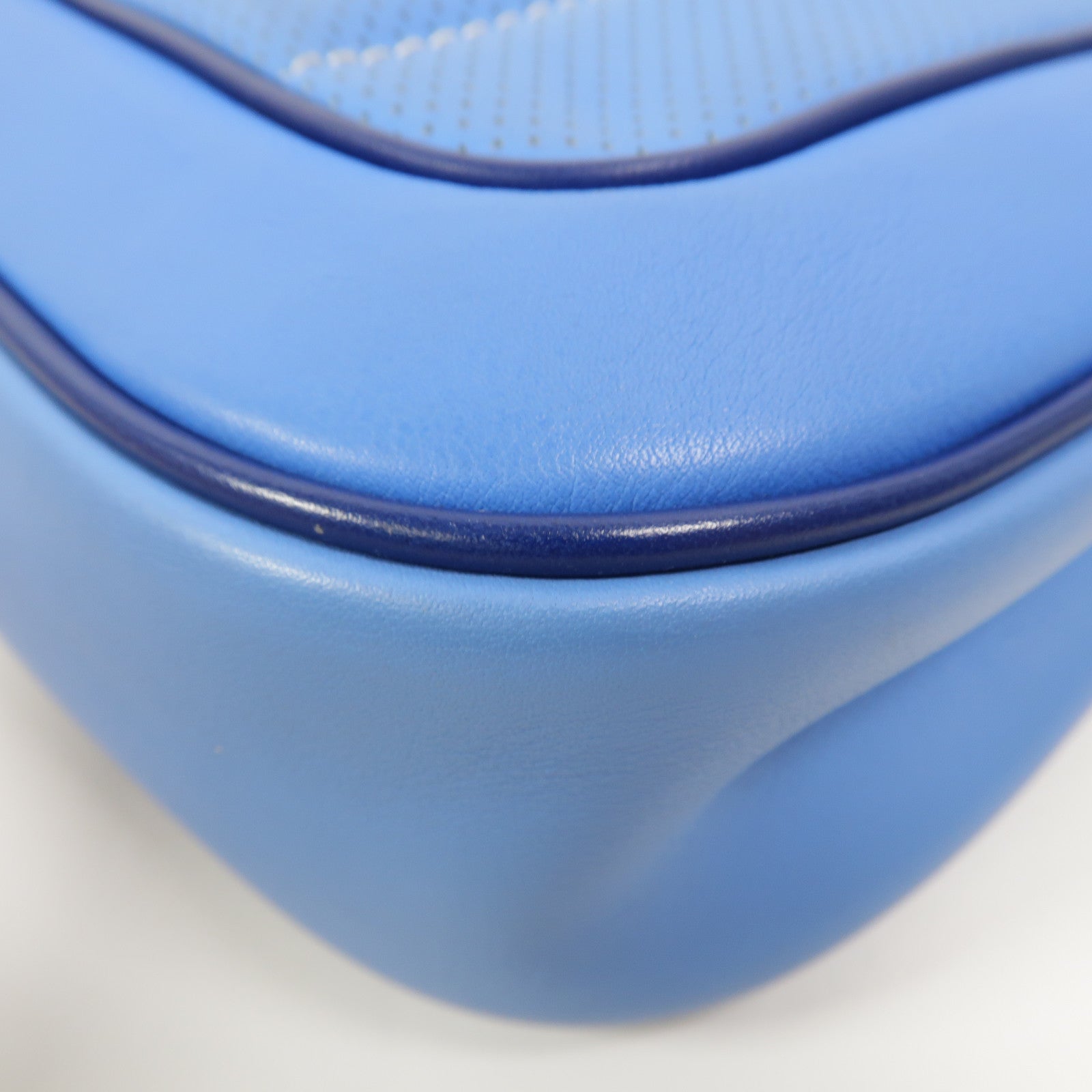 HERMES Swift皮革Berline Mini肩背袋Bleu Saphir