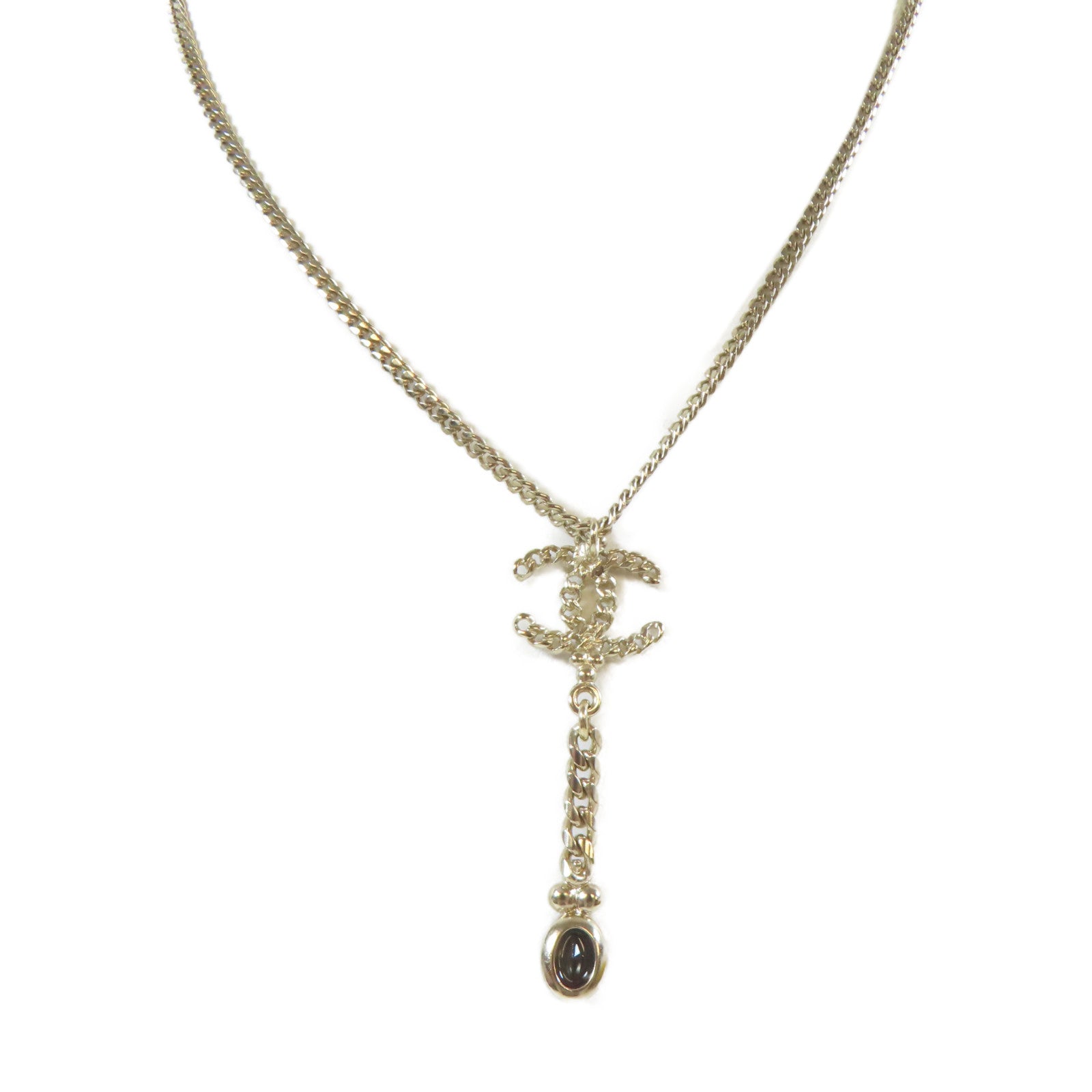 CHANEL 【激減優惠】金屬Necklace項鍊金色#60cm