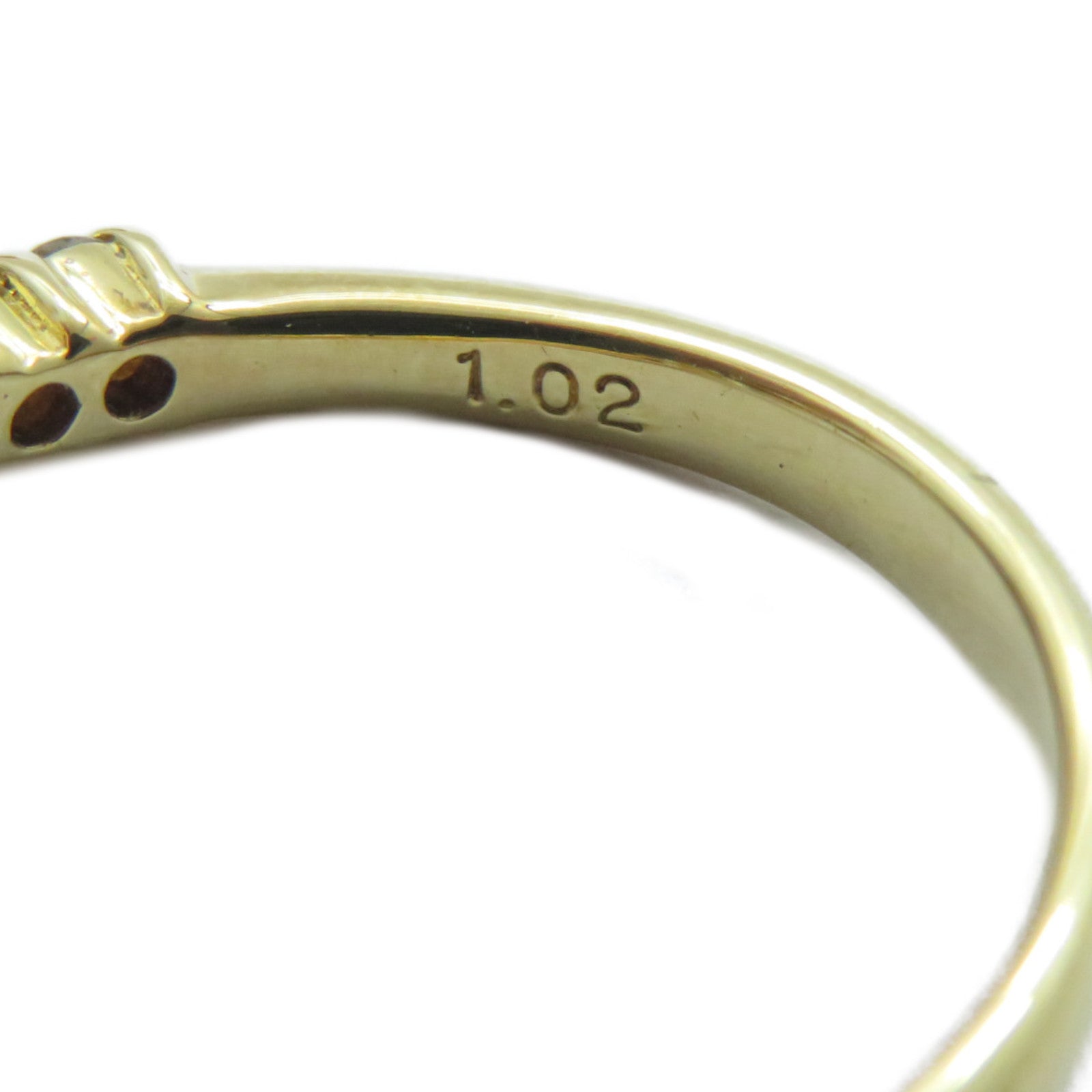 JEWELRY 【激減優惠】18K黃金Diamond Ring 1.02ct鑽石戒指US#5.75