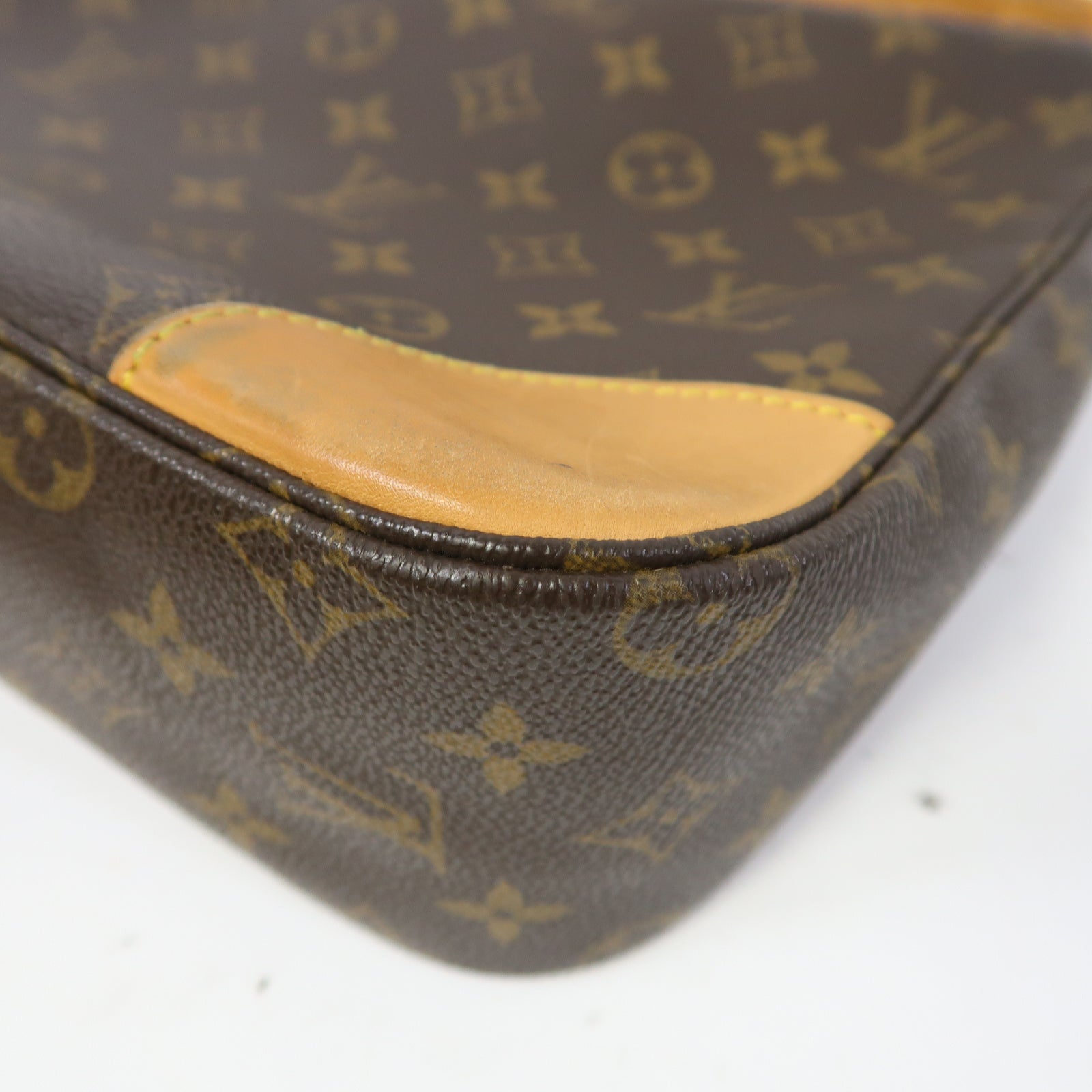 LOUIS VUITTON Monogram Boulogne金扣肩背袋啡色