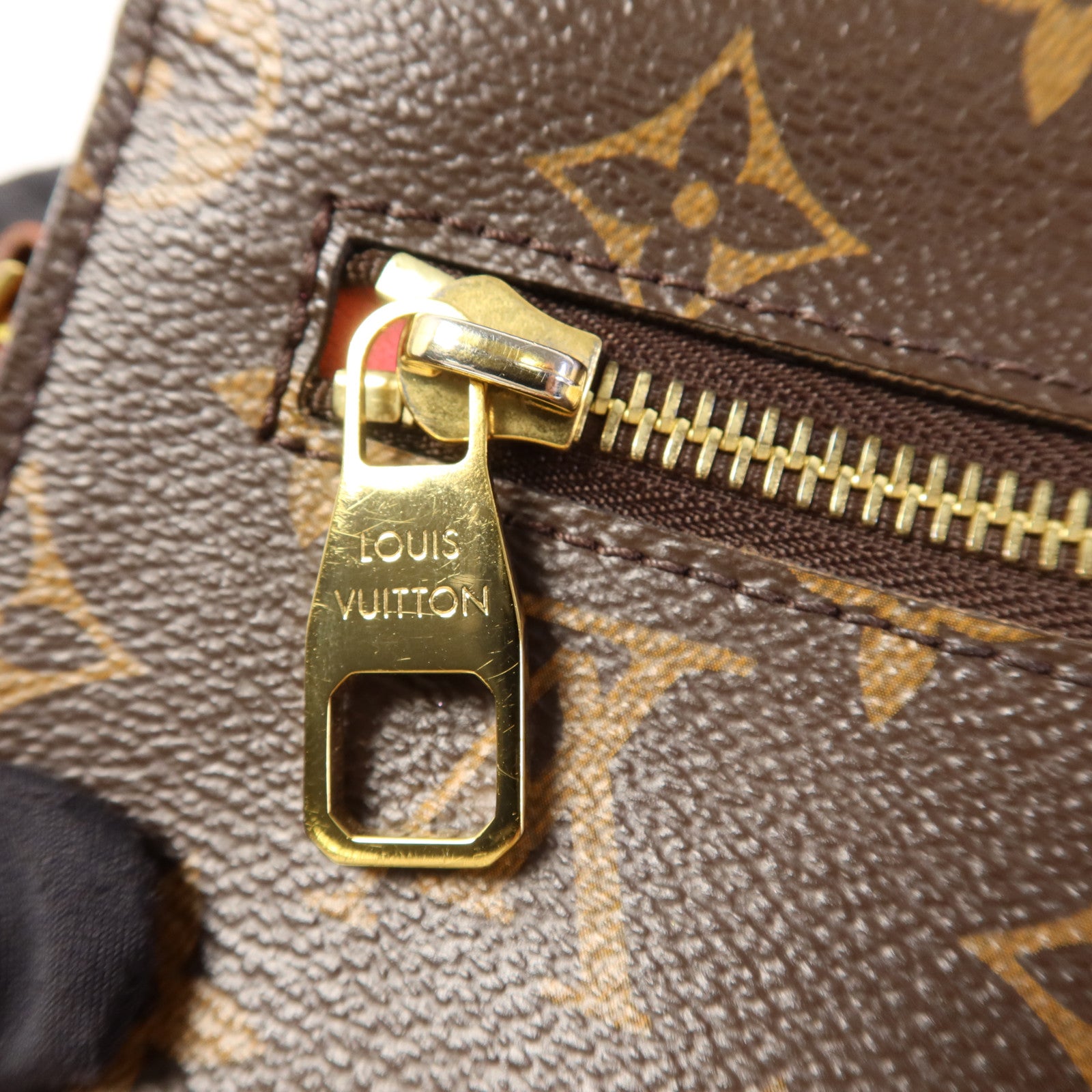 LOUIS VUITTON Monogram Patches Pochette Metis金扣手挽肩背兩用袋棕色