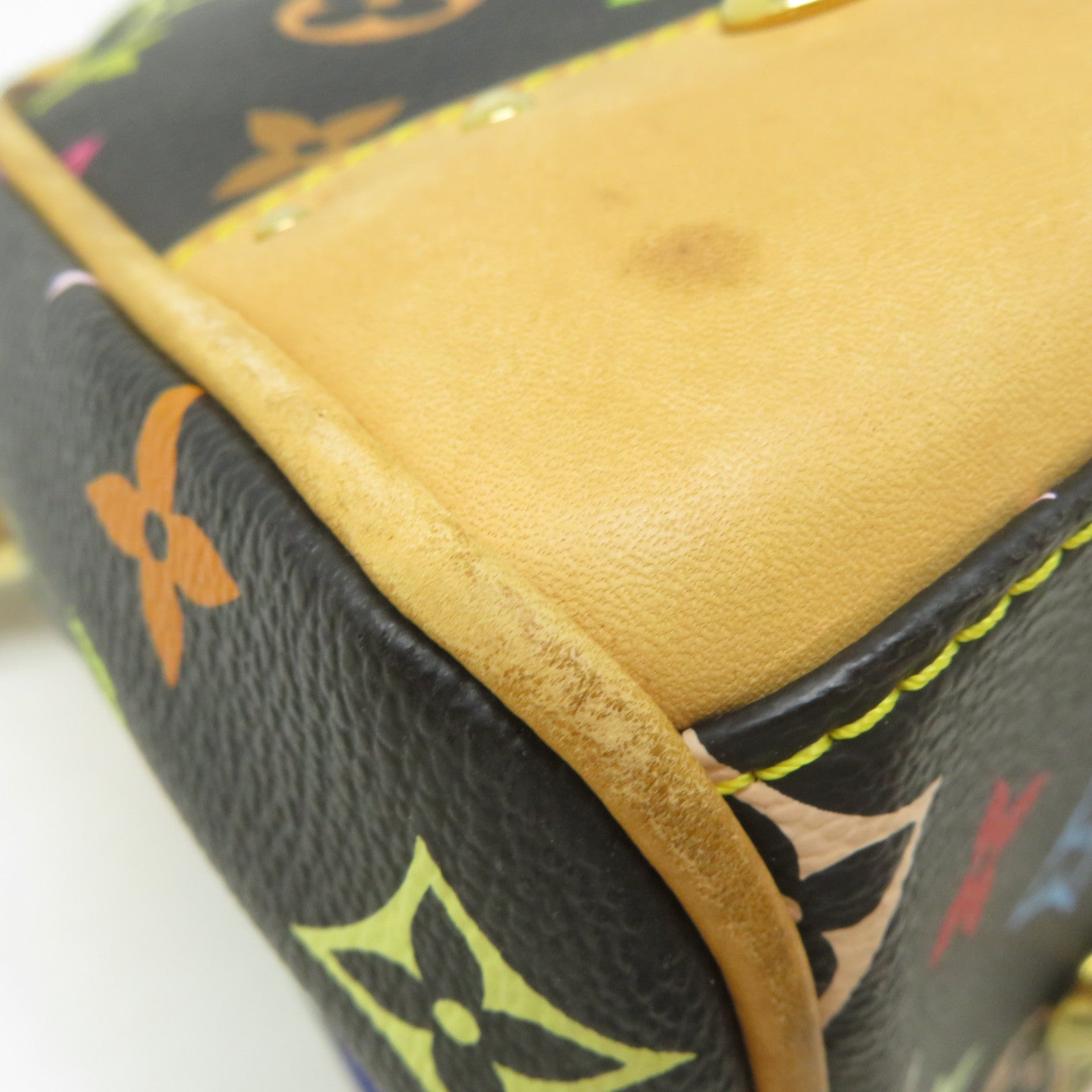 LOUIS VUITTON Monogram Multicolore Beverly金扣肩背袋黑色/彩色