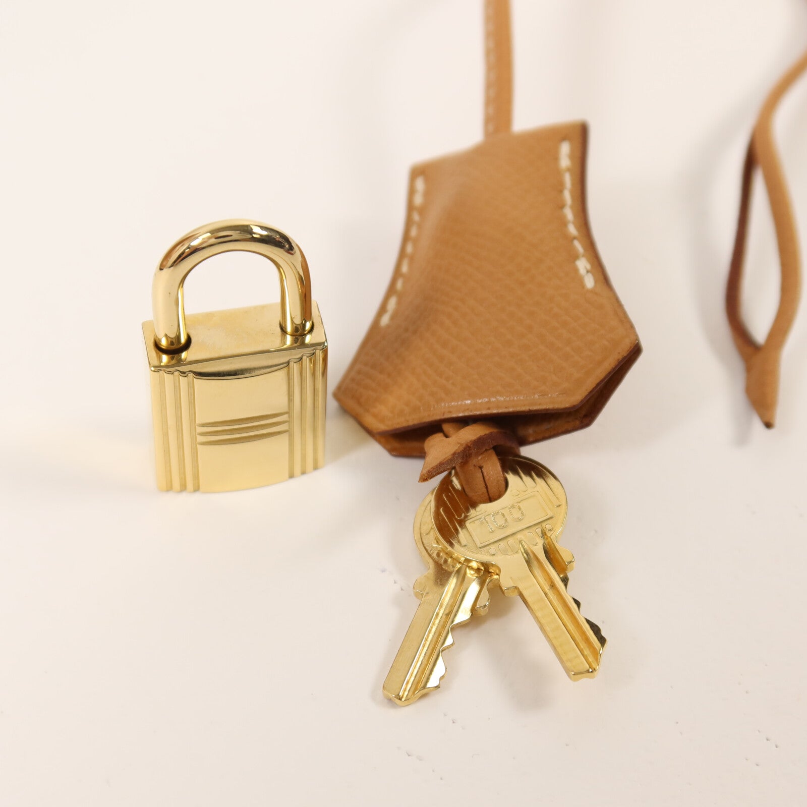 HERMES Epsom皮革Birkin 35手挽袋Gold