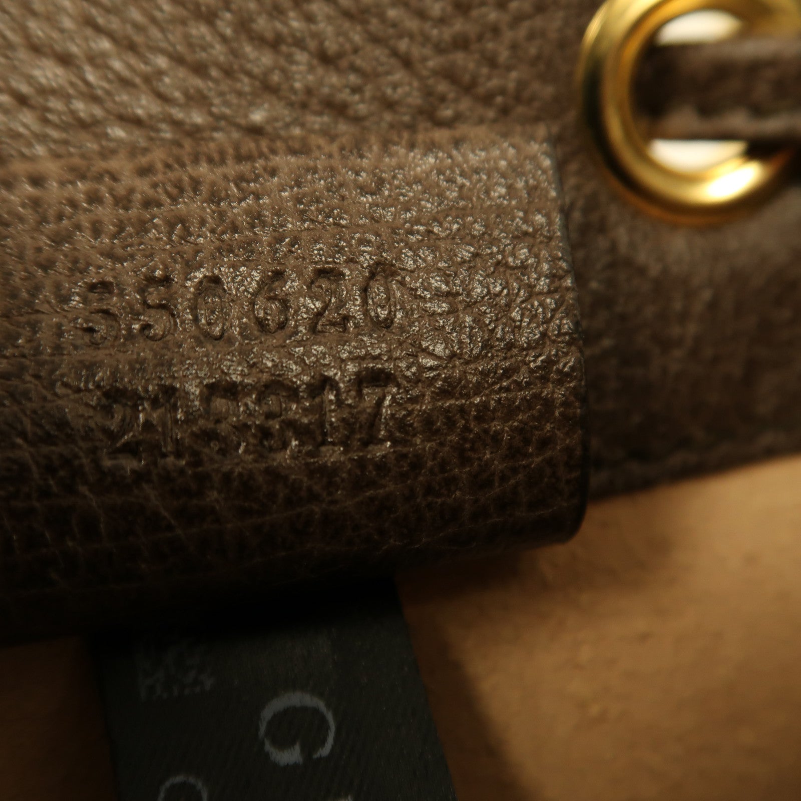 GUCCI 塗層帆布Ophidia GG Mini Bucket金扣肩背袋米色/烏木色