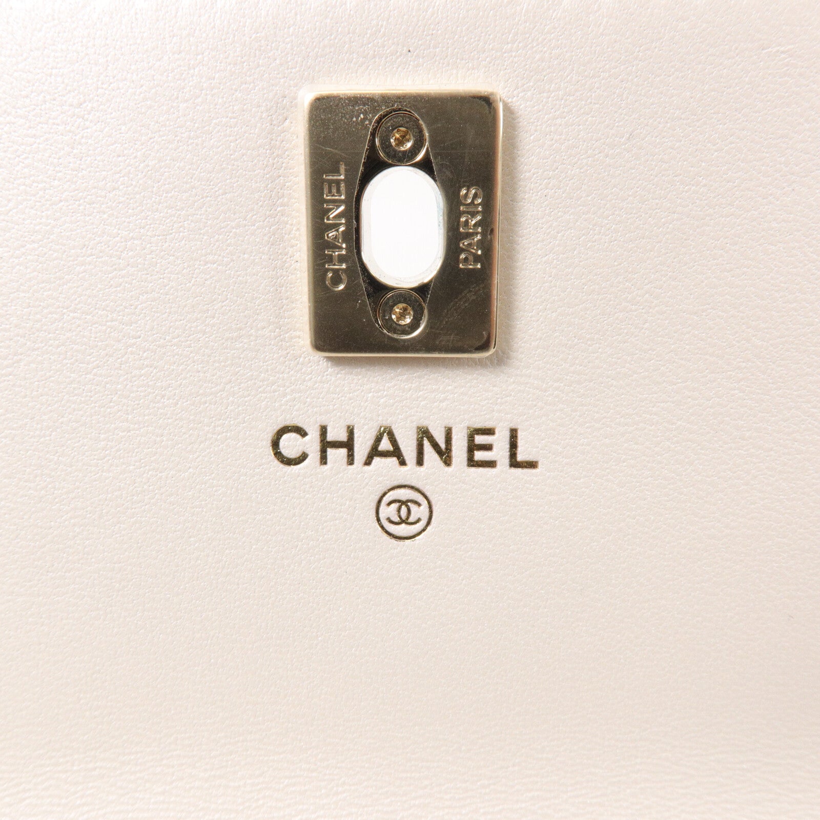 CHANEL 羊皮皮革Chain Shoulder鏈帶手挽肩背兩用袋
