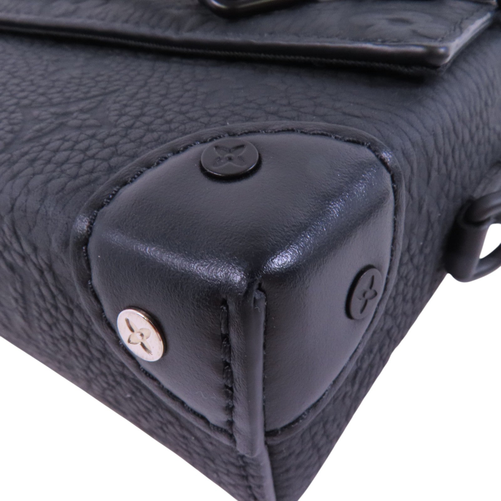 LOUIS VUITTON Monogram Taurillon Steamer肩背袋