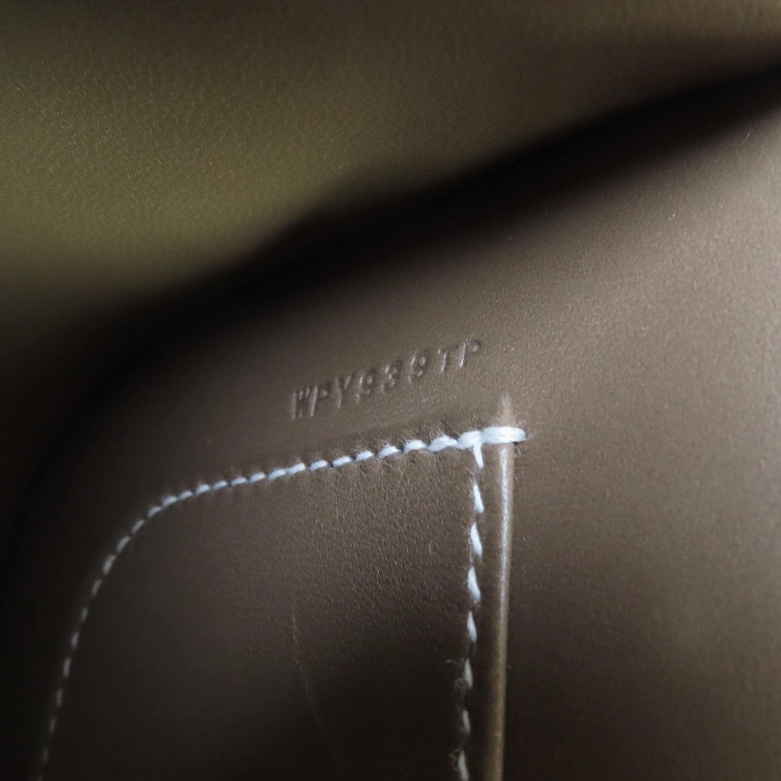 HERMES Epsom皮革Della Cavalleria Elan Shoulder Bag銀扣肩背袋大象灰色