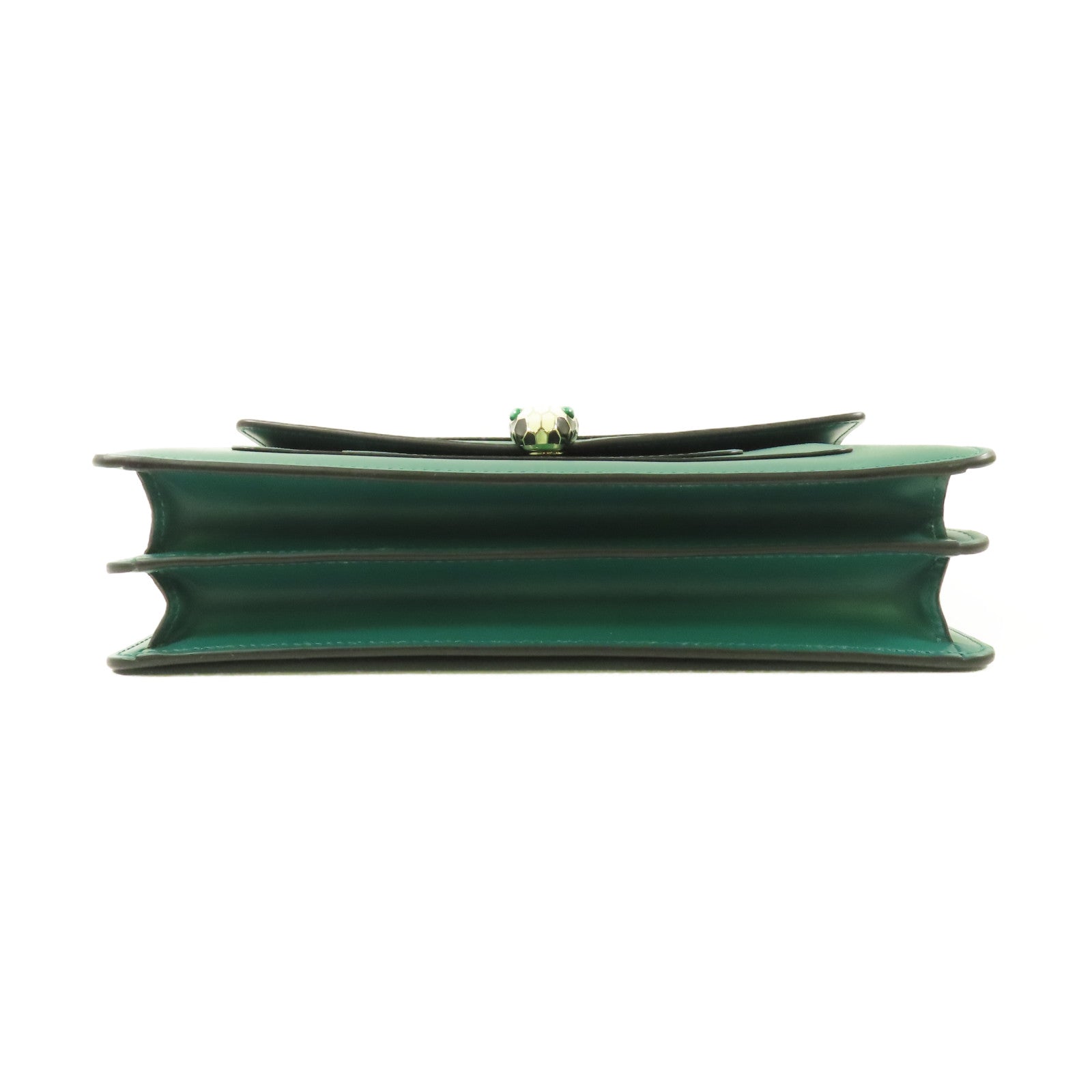 BVLGARI 牛皮皮革Chain Shoulder金扣鏈帶肩背袋
