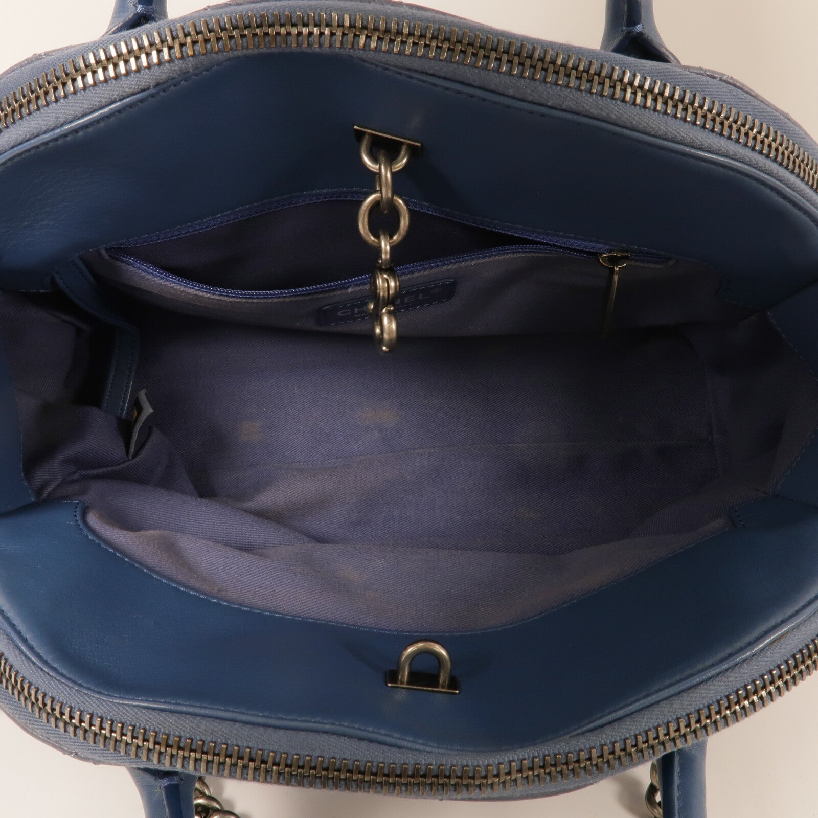 CHANEL 牛皮皮革Shoulder Bag鏈帶手挽肩背兩用袋