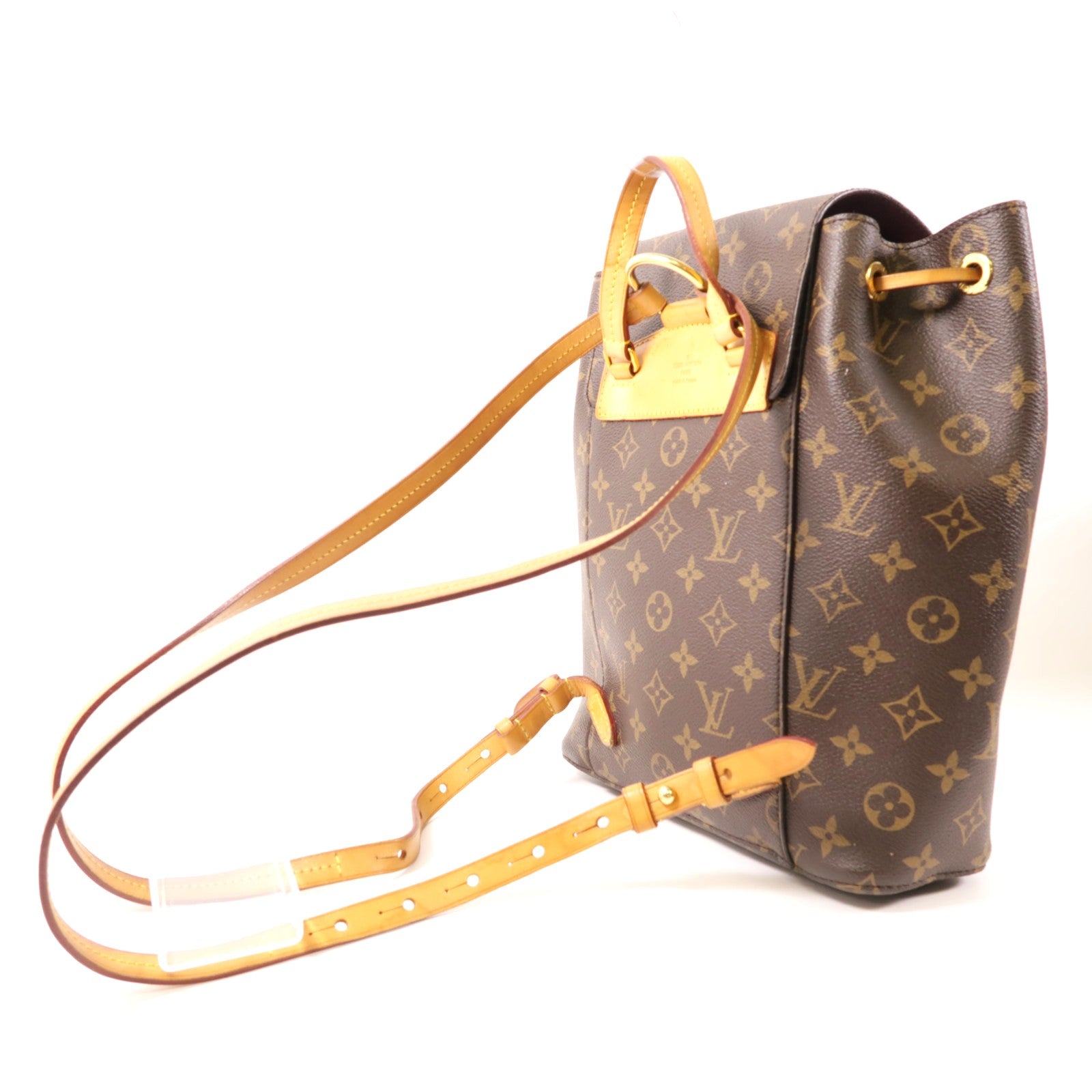 LOUIS VUITTON Monogram Montsouris金扣背包