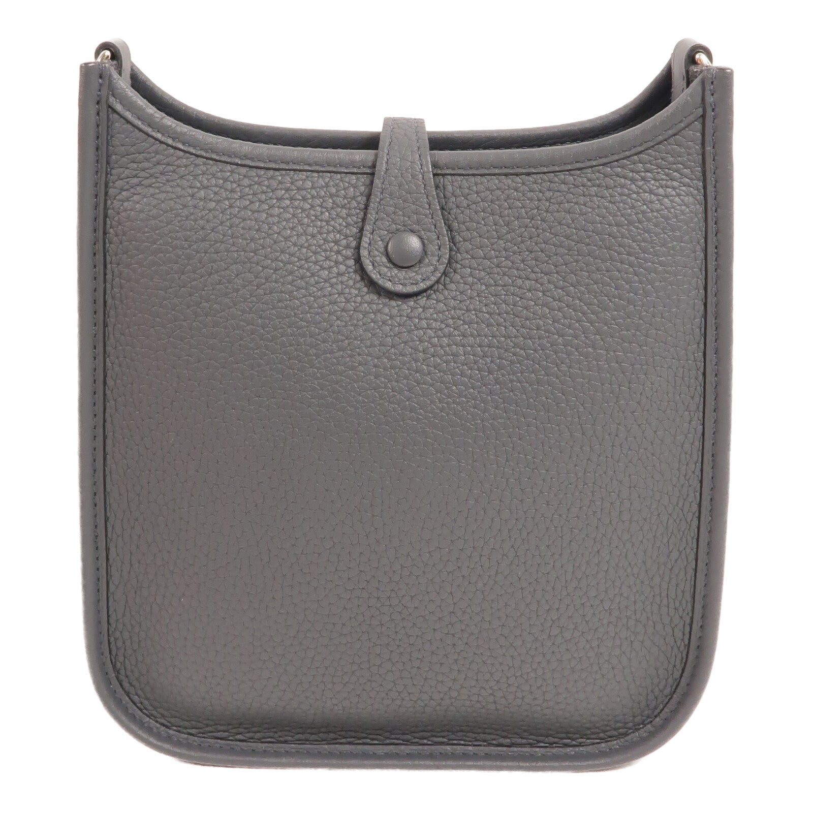 HERMES Clemence皮革Evelyne TPM肩背袋Ardoise