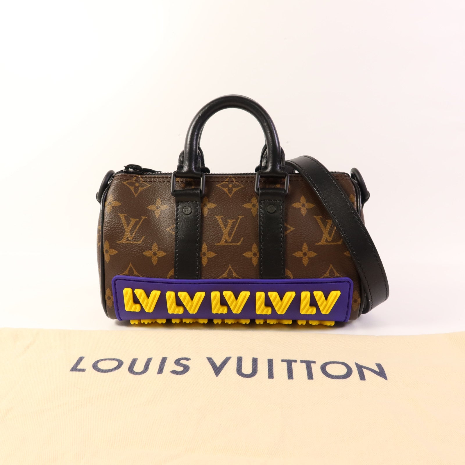 LOUIS VUITTON Monogram Keepall XS手挽肩背兩用袋