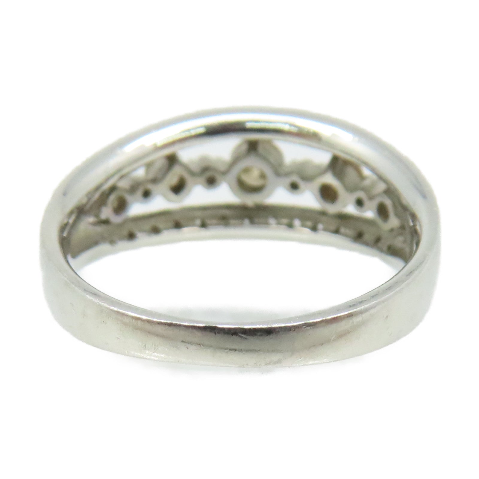 JEWELRY 【激減優惠】PT900鉑金/0.32ct/0.19鑽石Diamond Ring戒指US#5.5