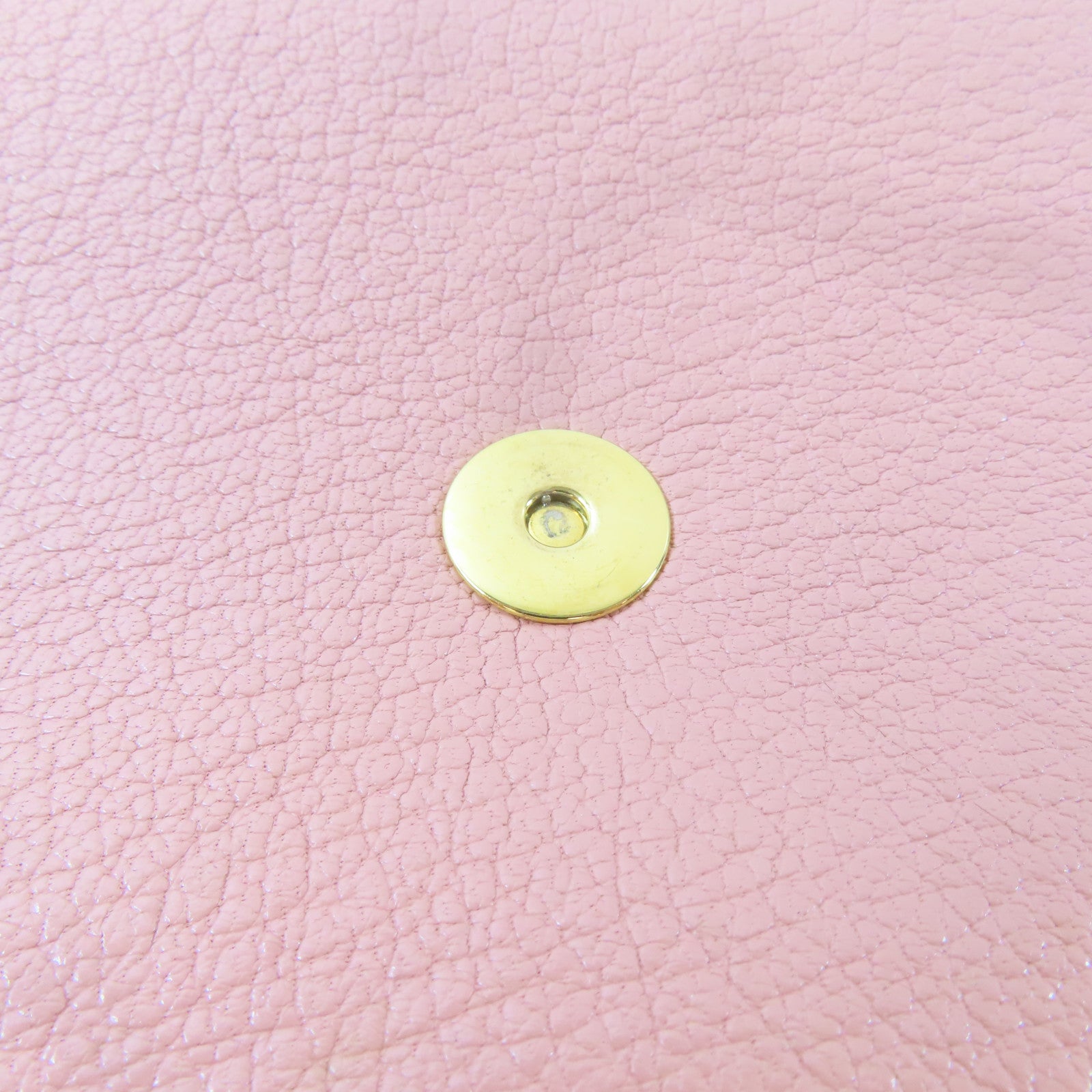 Miu Miu 牛皮皮革2 Way Shoulder Bag金扣手挽肩背兩用袋粉紅色
