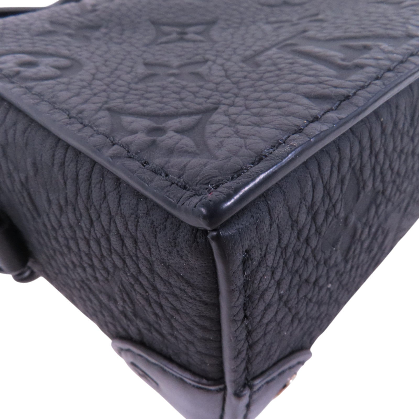 LOUIS VUITTON Monogram Taurillon Steamer肩背袋