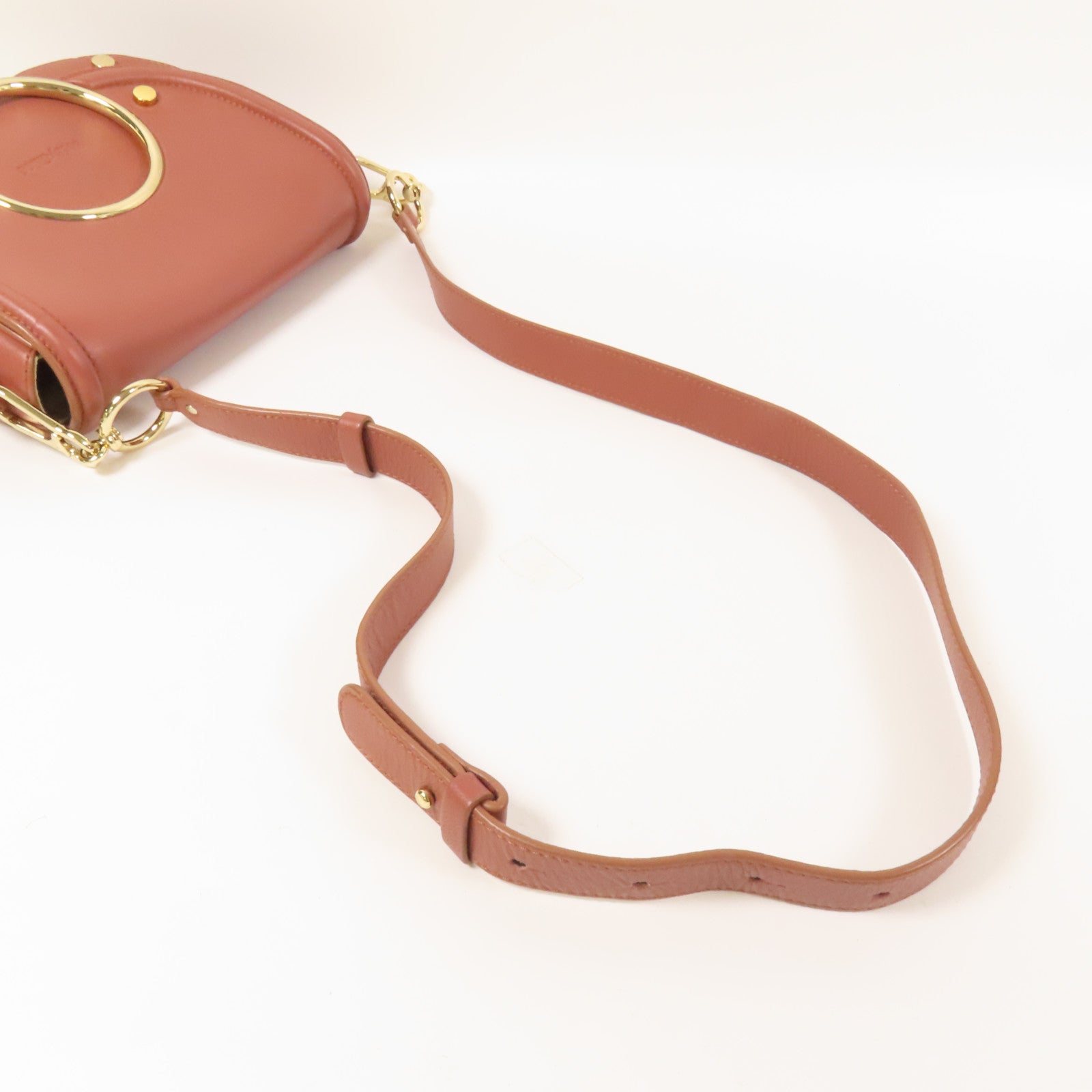 SEE BY CHLOE 牛皮皮革Shoulder Bag金扣肩背袋