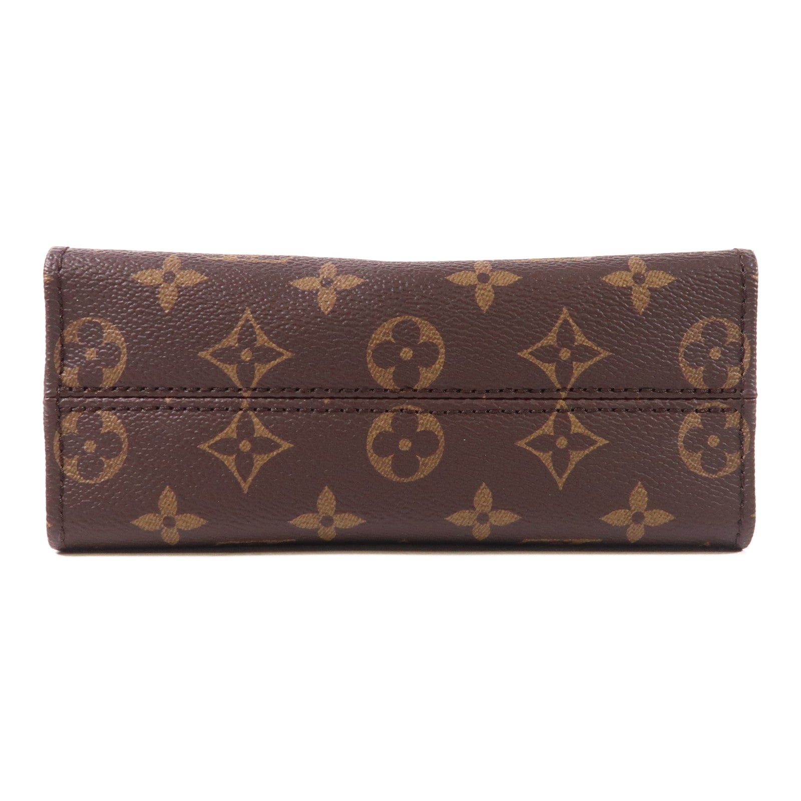 LOUIS VUITTON 塗Monogram LV X TM On The Go BB金扣手挽肩背兩用袋