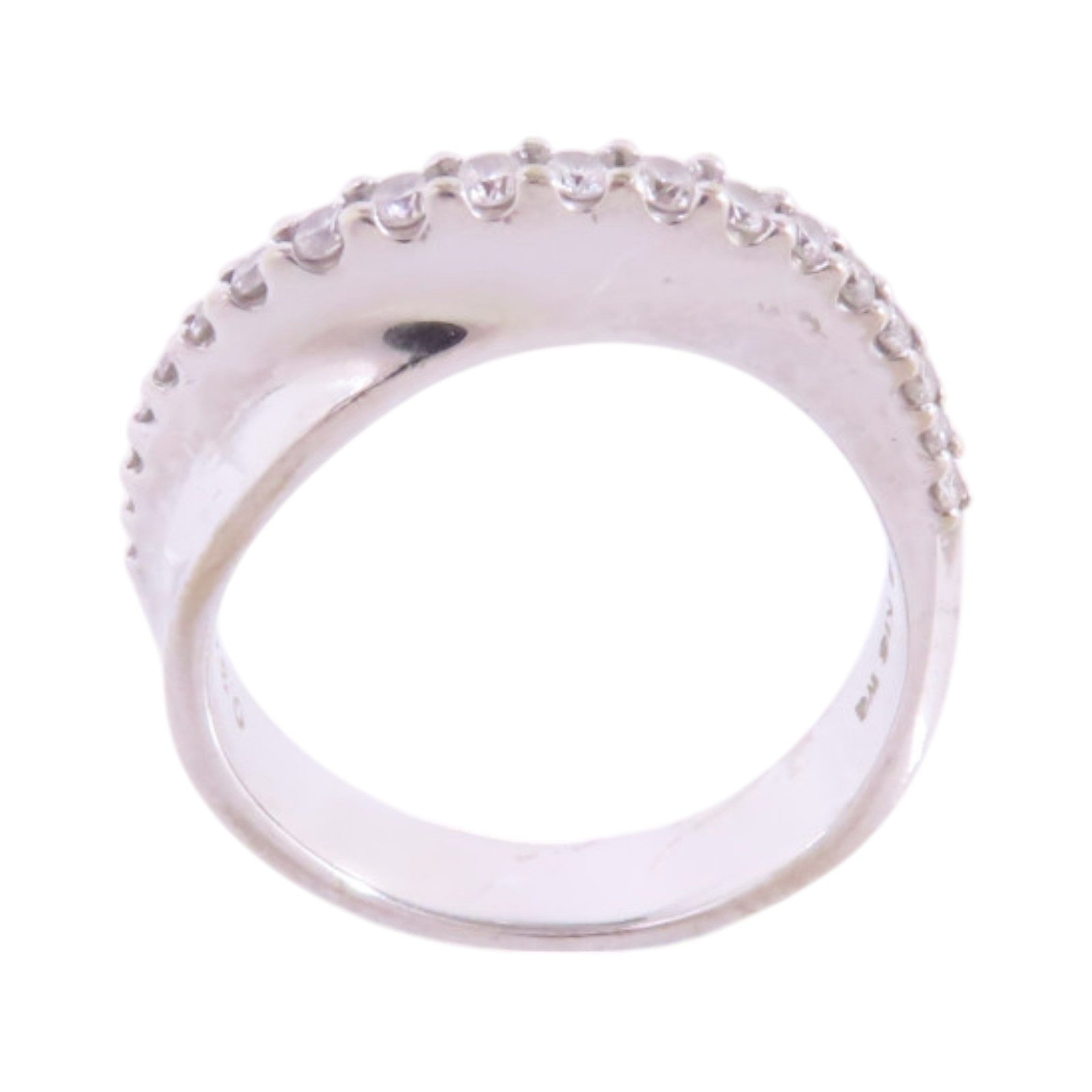 JEWELRY 【激減優惠】18K白金/鑽石Diamond Ring戒指US#5.75