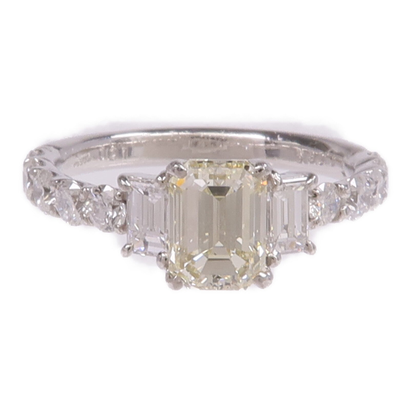 JEWELRY 【激減優惠】PT900鉑金Diamond Ring鑽石戒指US#5.25