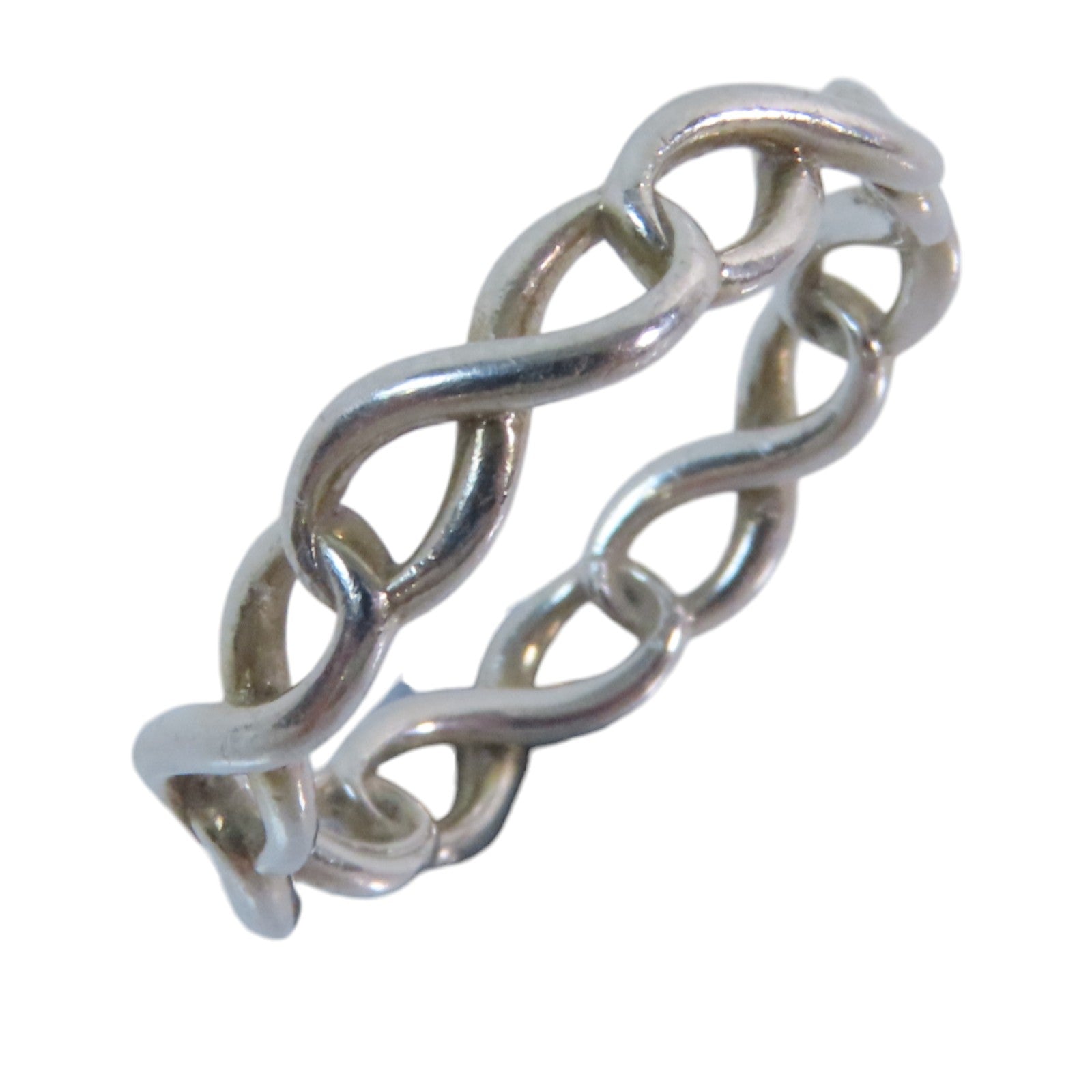 TIFFANY＆CO 925純銀Infinity Ring戒指US#3.75