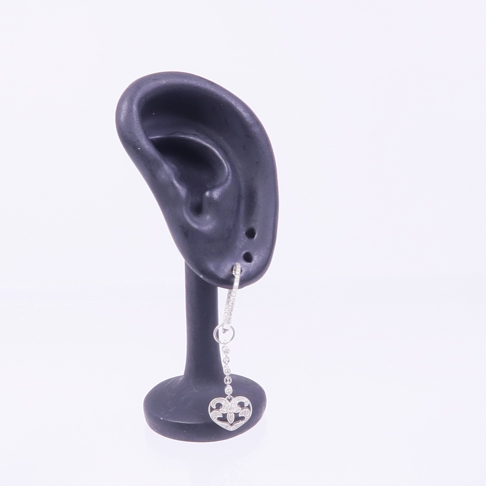 JEWELRY 18K白金Diamond Earrings鑽石耳環