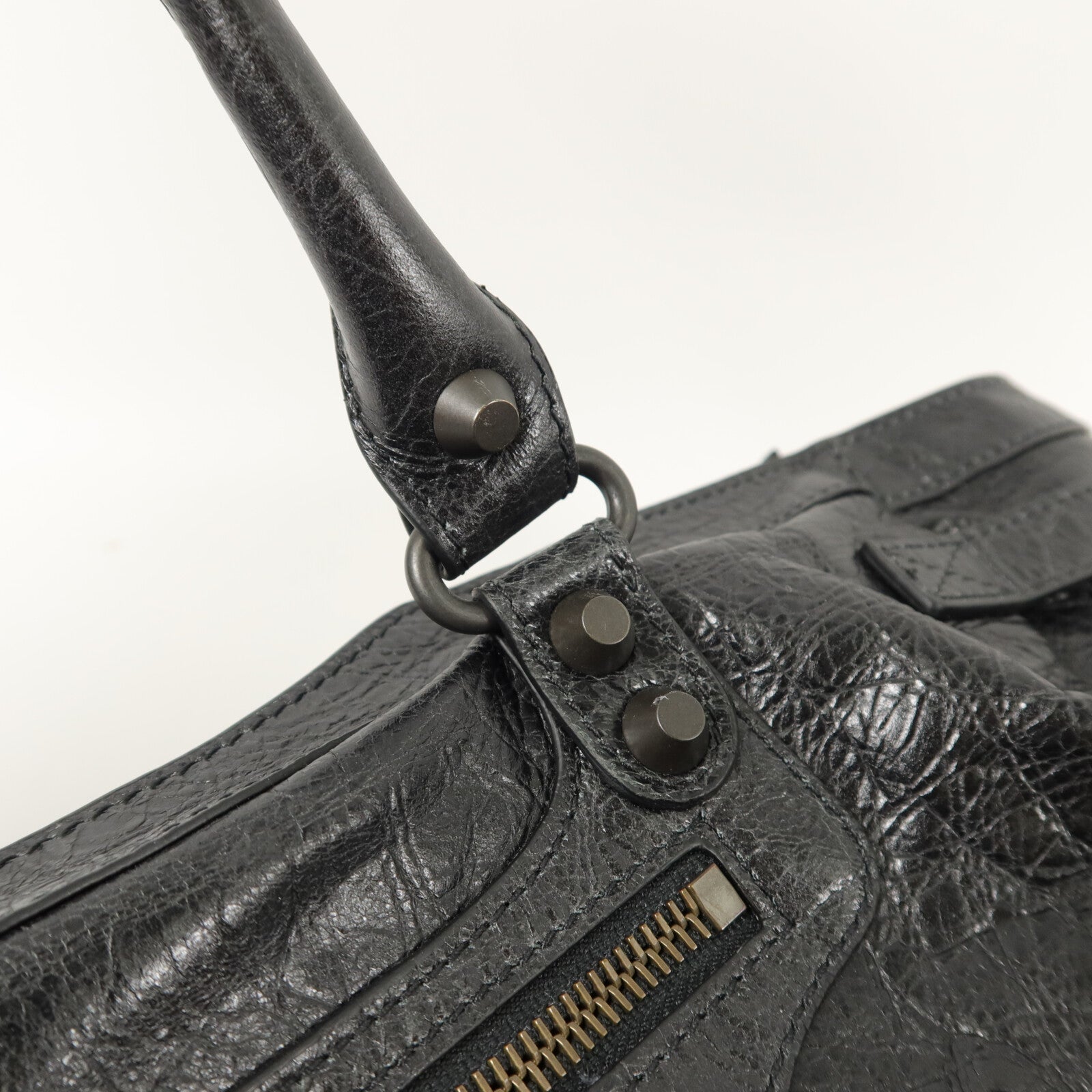 BALENCIAGA 羊皮皮革Le City East-West肩背袋