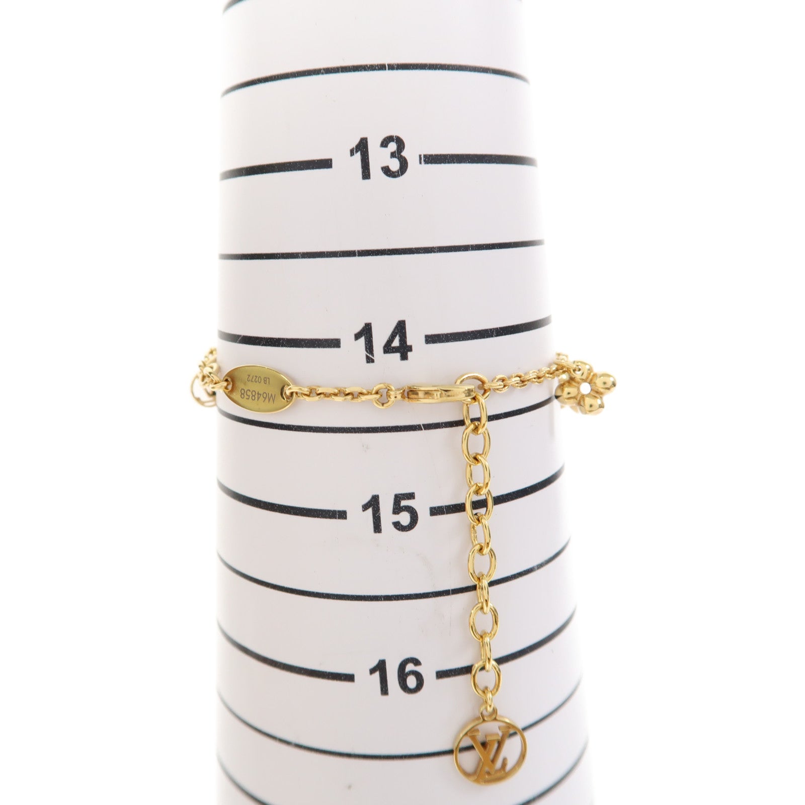 LOUIS VUITTON 金屬Blooming Supple Bracelet手鏈金色