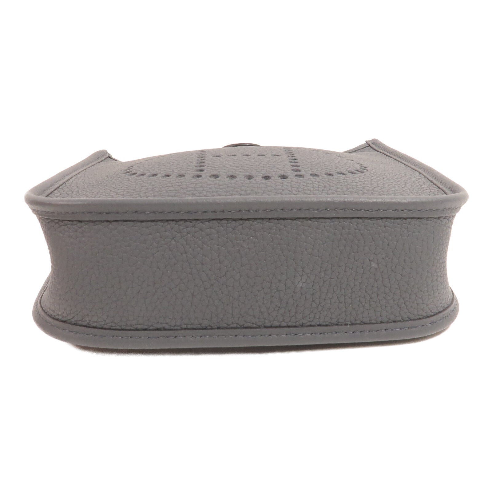 HERMES Clemence皮革Evelyne TPM肩背袋Ardoise