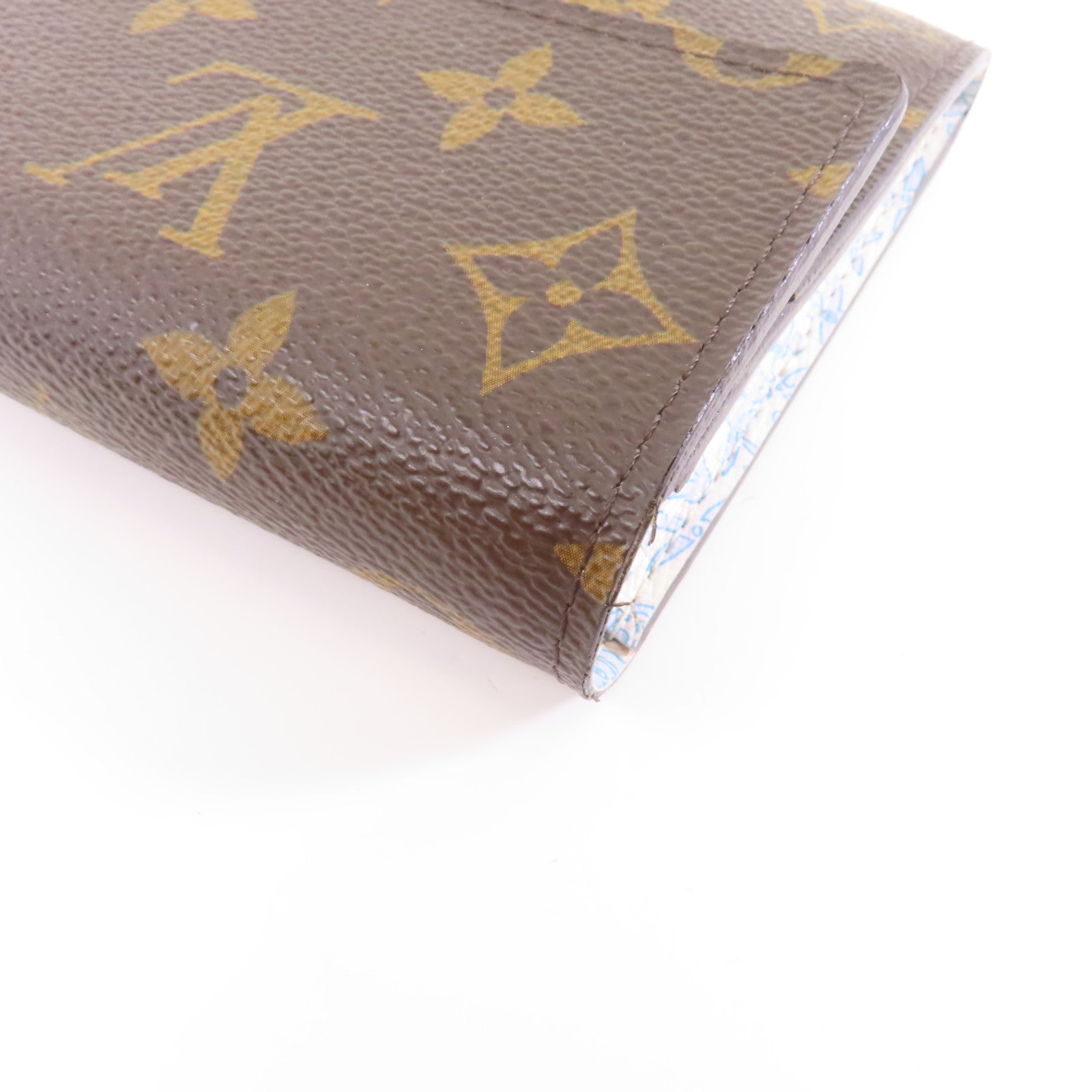 LOUIS VUITTON 【激減優惠】Monogram Portefeuille Sarah金扣長錢包啡色
