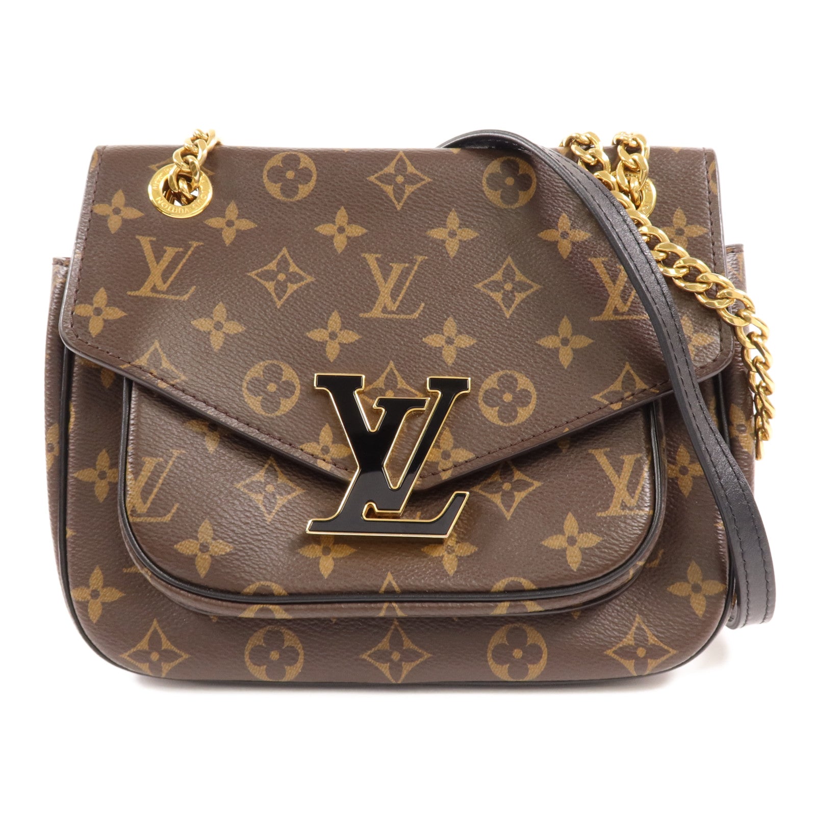 LOUIS VUITTON Monogram Passy金扣肩背袋