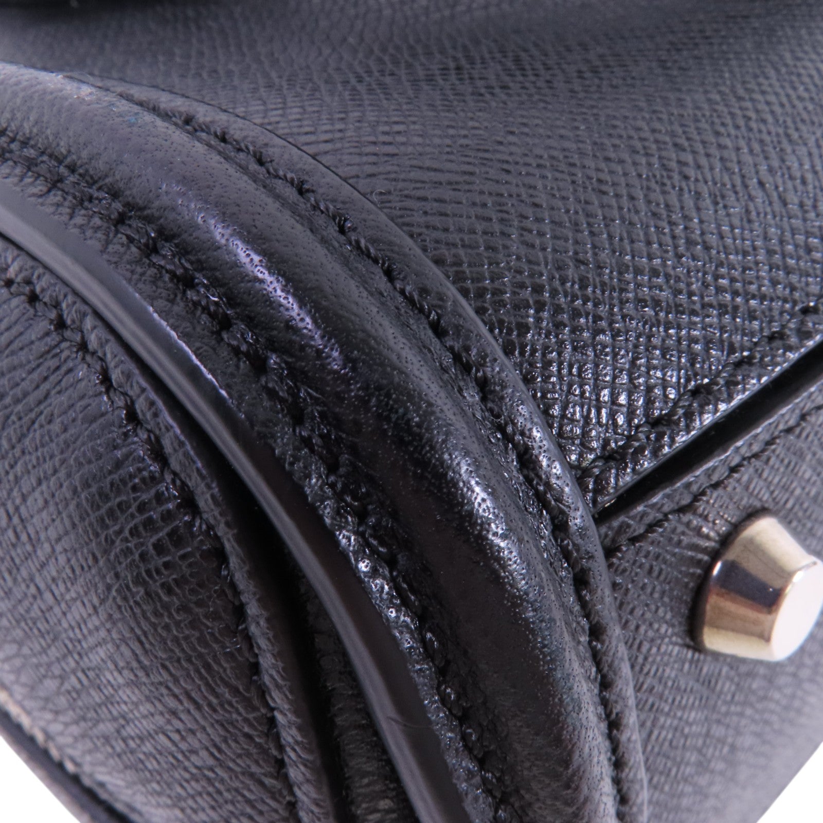 SELECTION 牛皮皮革Heroine Mini銀扣手挽肩背兩用袋