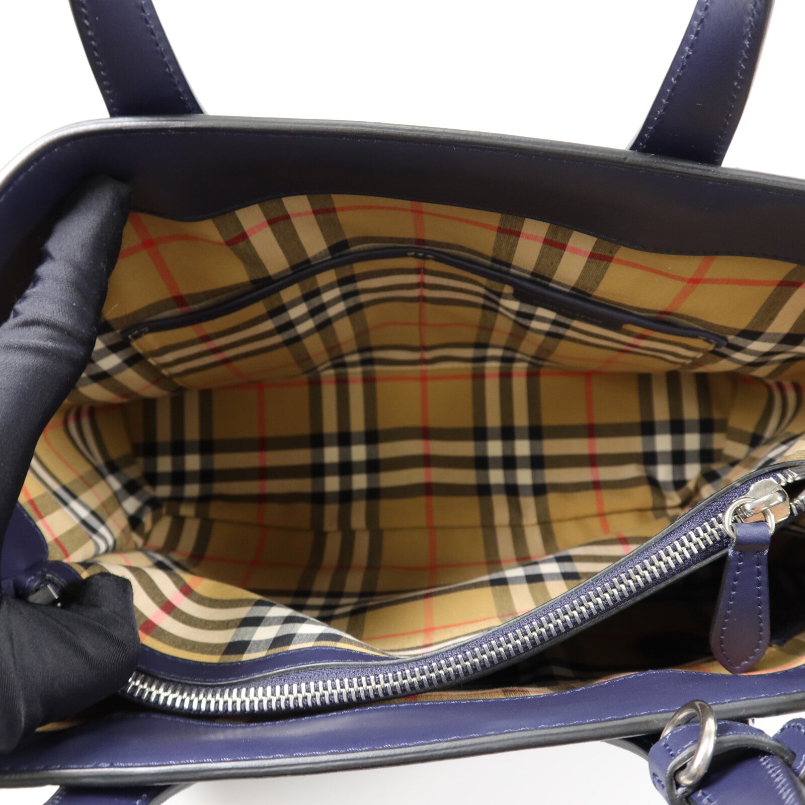 BURBERRY 牛皮皮革Banner Small Perforated Tote手挽肩背兩用袋