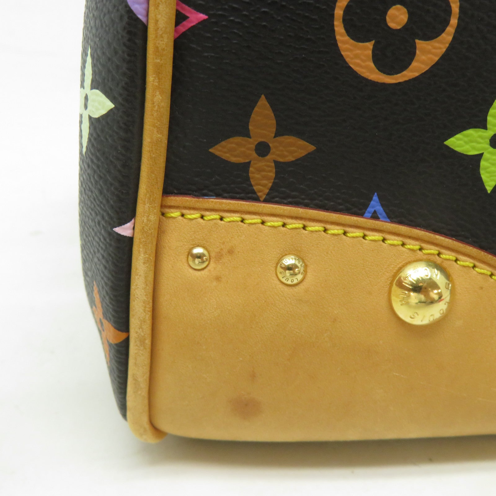 LOUIS VUITTON Monogram Multicolore Beverly金扣肩背袋黑色/彩色