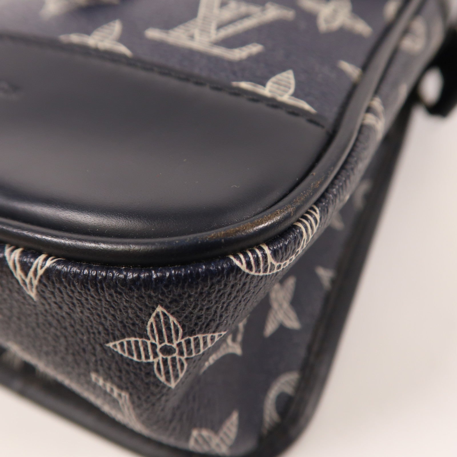 LOUIS VUITTON Monogram Savannah Messenger BB銀扣肩背袋