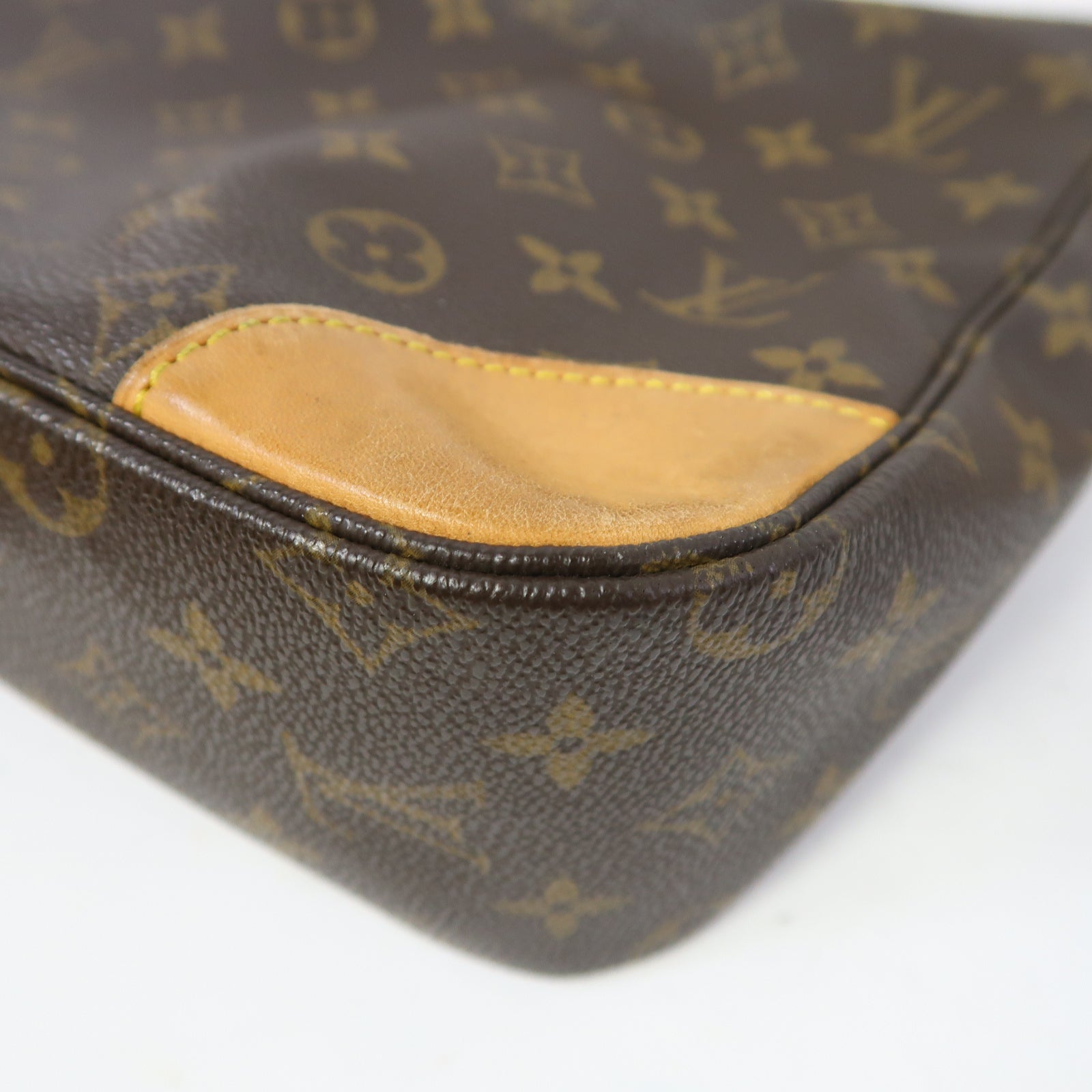 LOUIS VUITTON Monogram Boulogne金扣肩背袋啡色