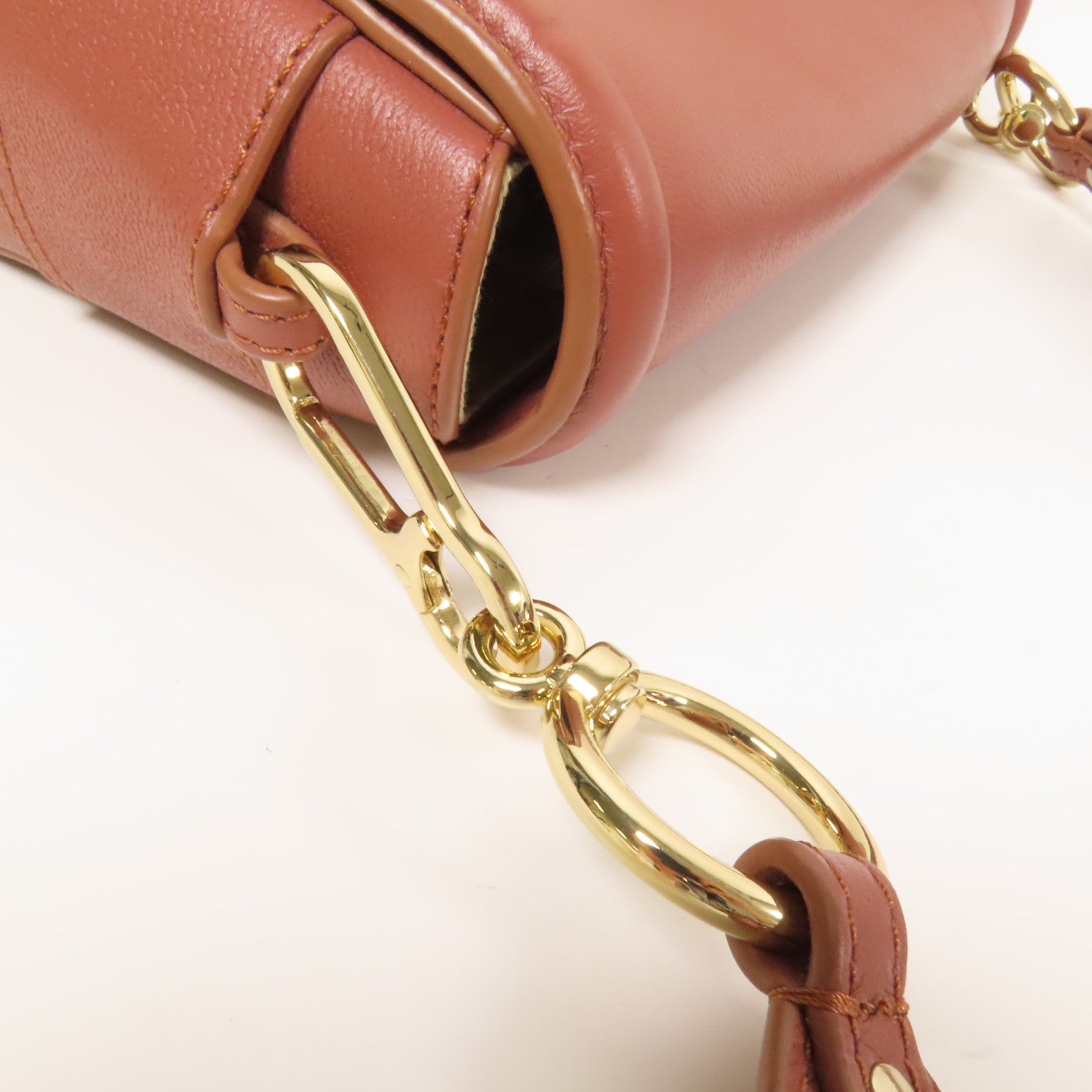 SEE BY CHLOE 牛皮皮革Shoulder Bag金扣肩背袋