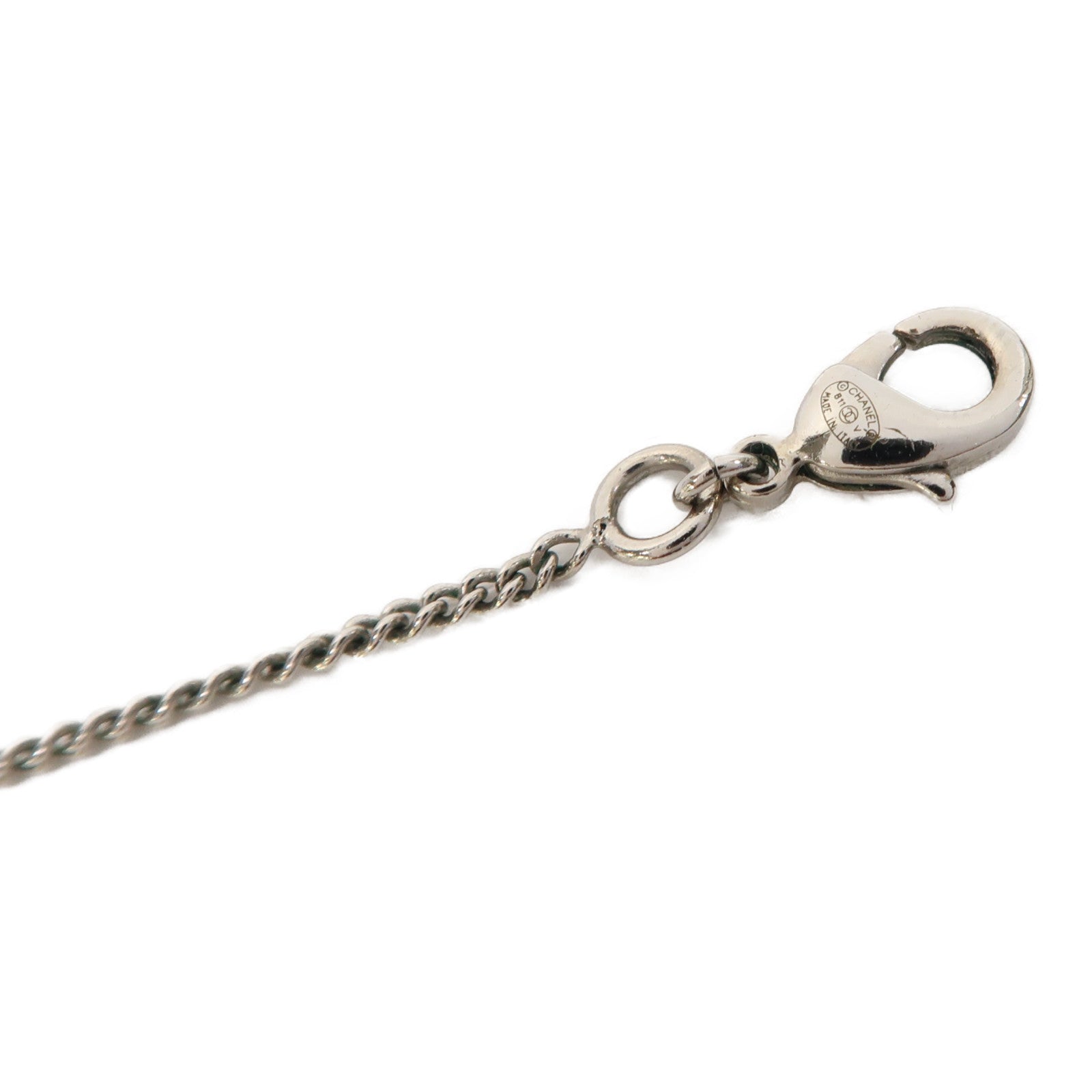 CHANEL 金屬Necklace項鍊銀色