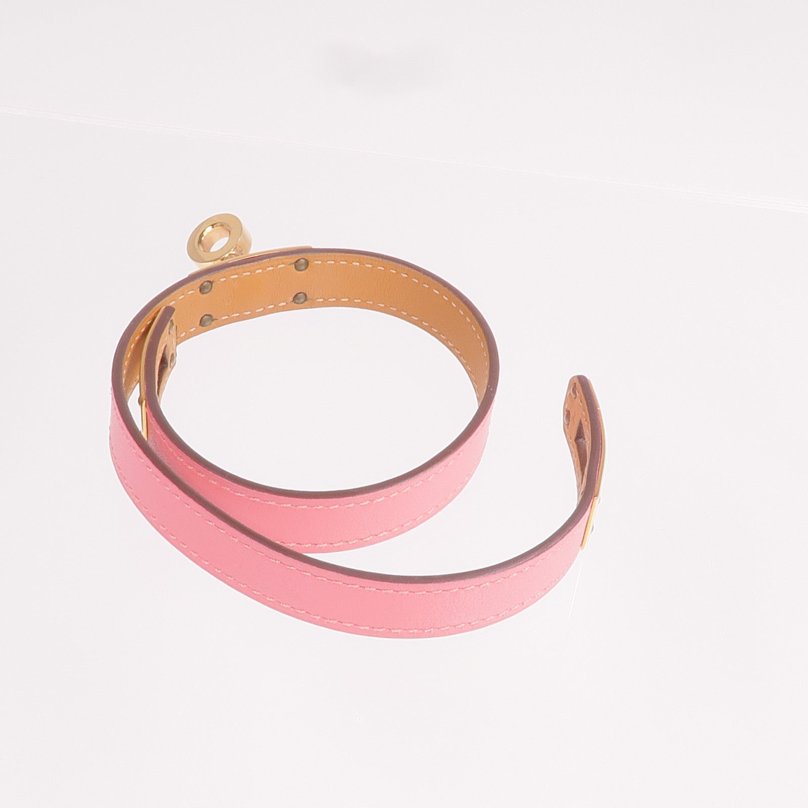 HERMES 【激減優惠】Swift皮革Kelly Double Tour Bracelet手鐲